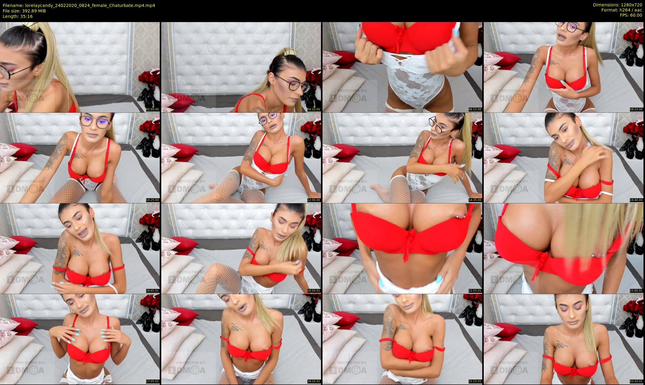 lorelaycandy — 36 minute Chaturbate female cam show recording, 720p, Feb 24, 2020