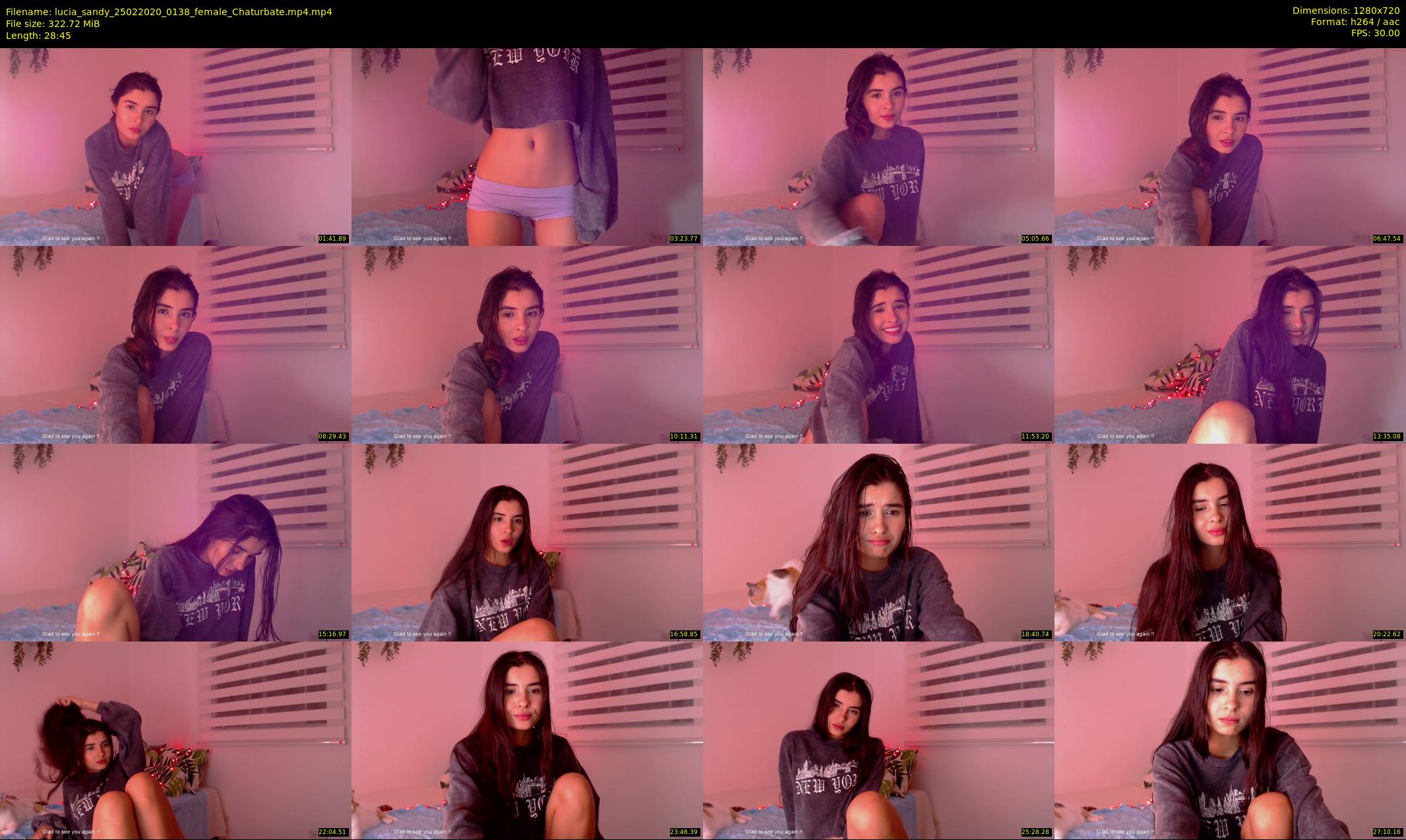 lucia_sandy — 29 minute Chaturbate female cam show recording, 720p, Feb 25, 2020