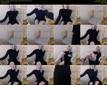 mallinia — 3 minute Chaturbate female cam show recording, 720p, Feb 24, 2020