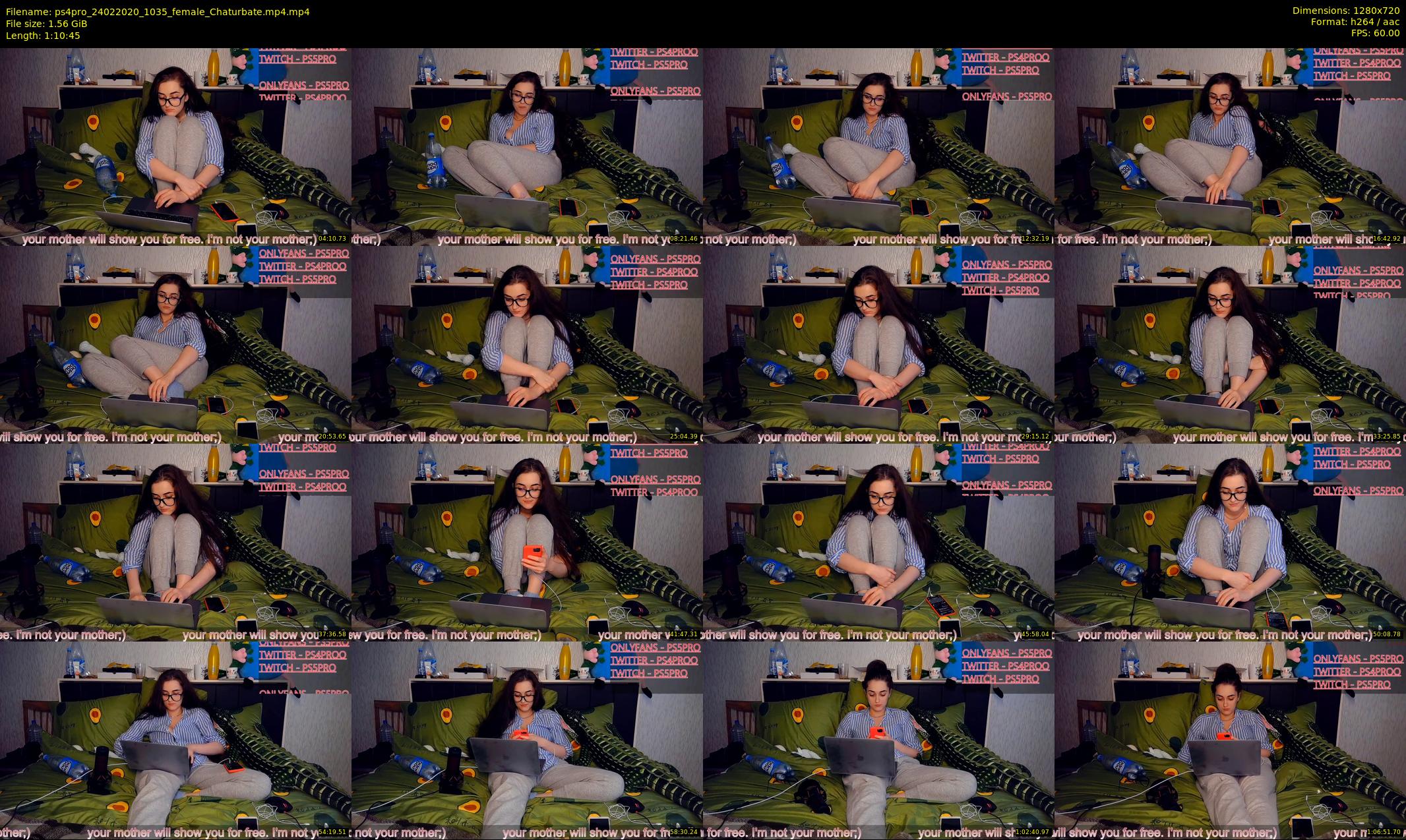 ps4pro — 71 minute Chaturbate female cam show recording, 720p, Feb 24, 2020