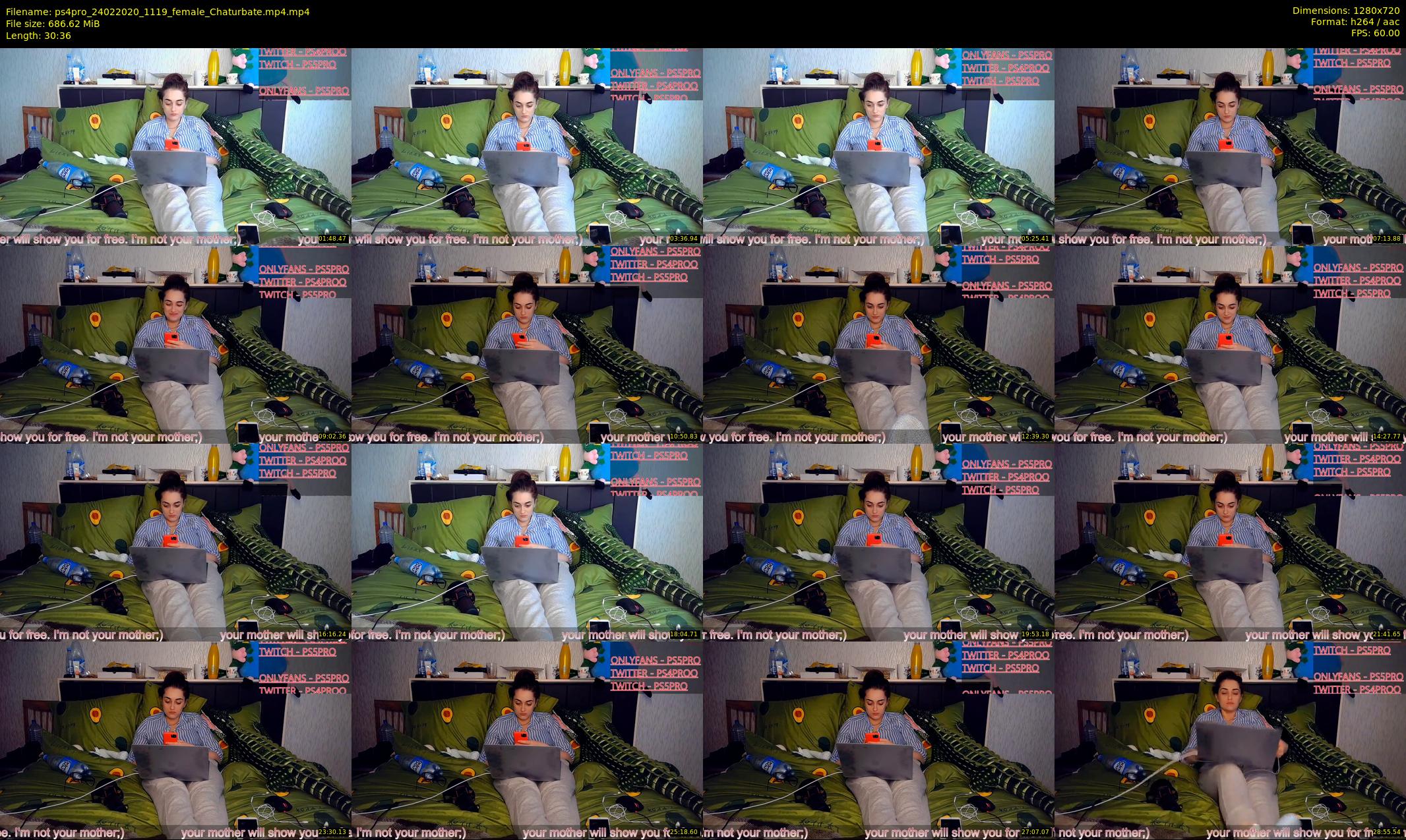 ps4pro — 31 minute Chaturbate female cam show recording, 720p, Feb 24, 2020
