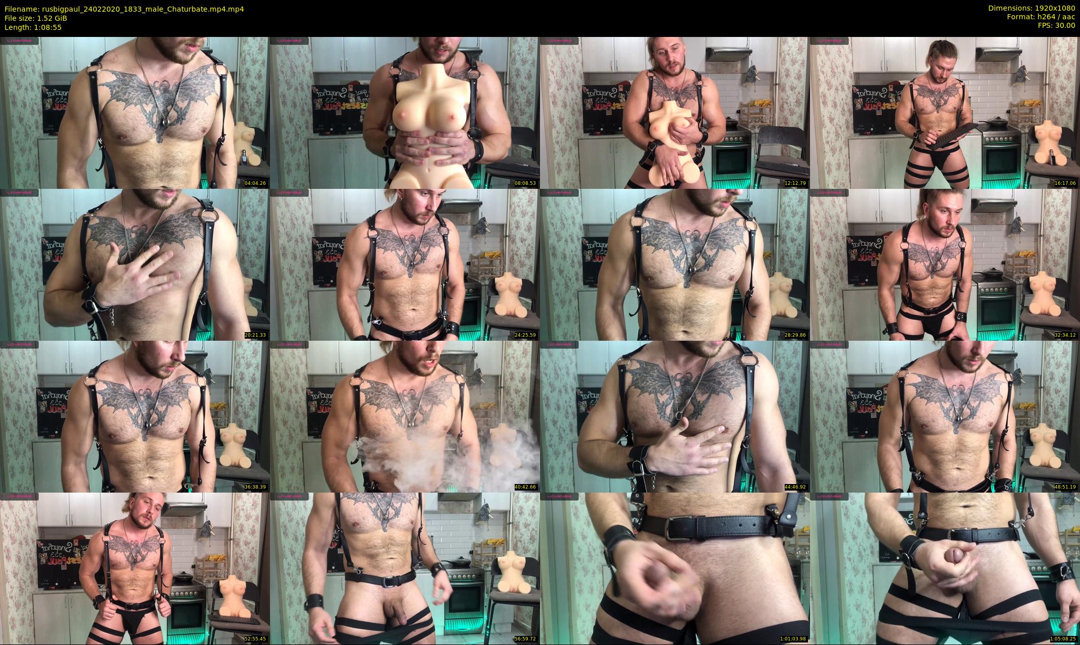 rusbigpaul — 69 minute Chaturbate male cam show recording, 1080p, Feb 24, 2020