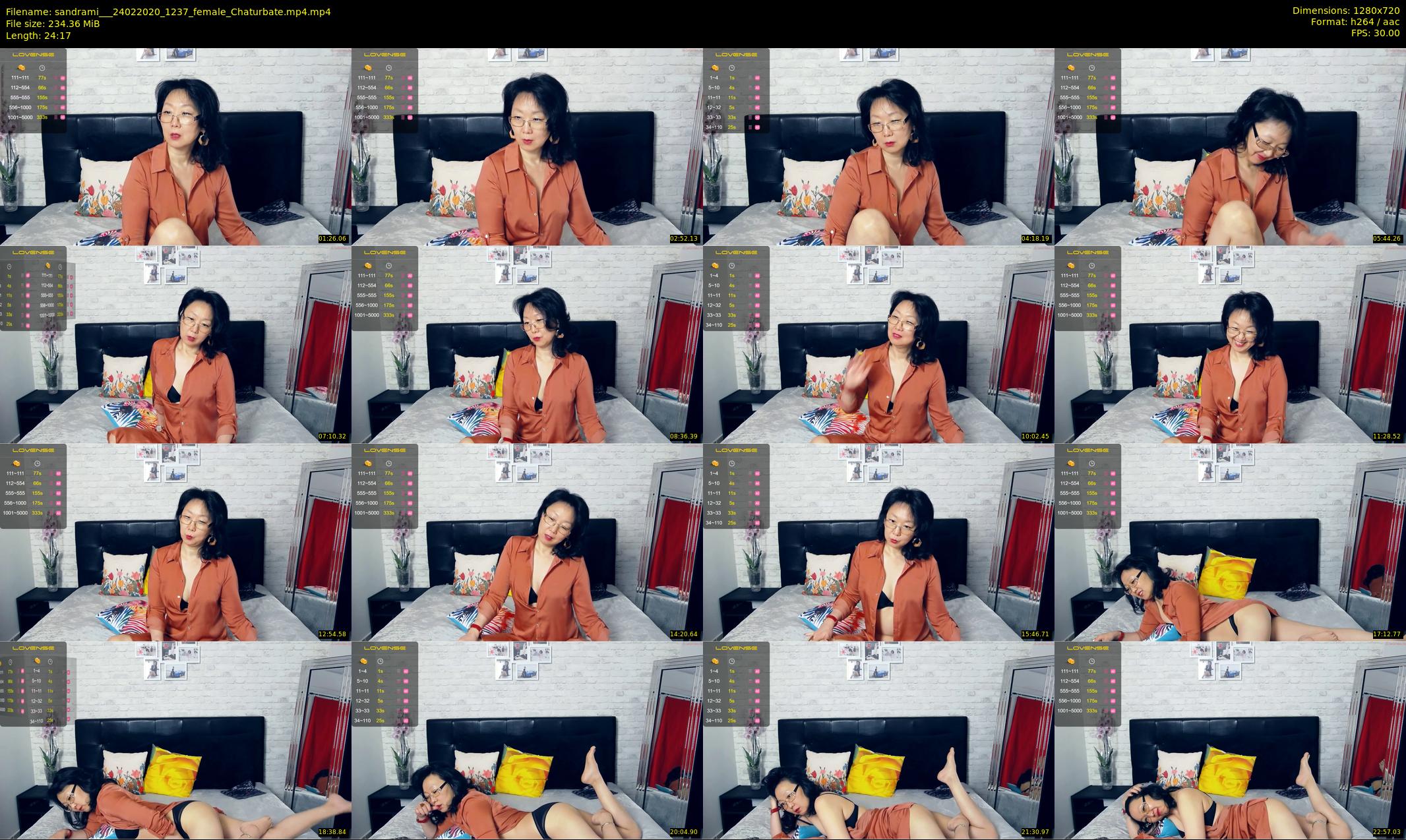 sandrami__ — 25 minute Chaturbate female cam show recording, 720p, Feb 24, 2020