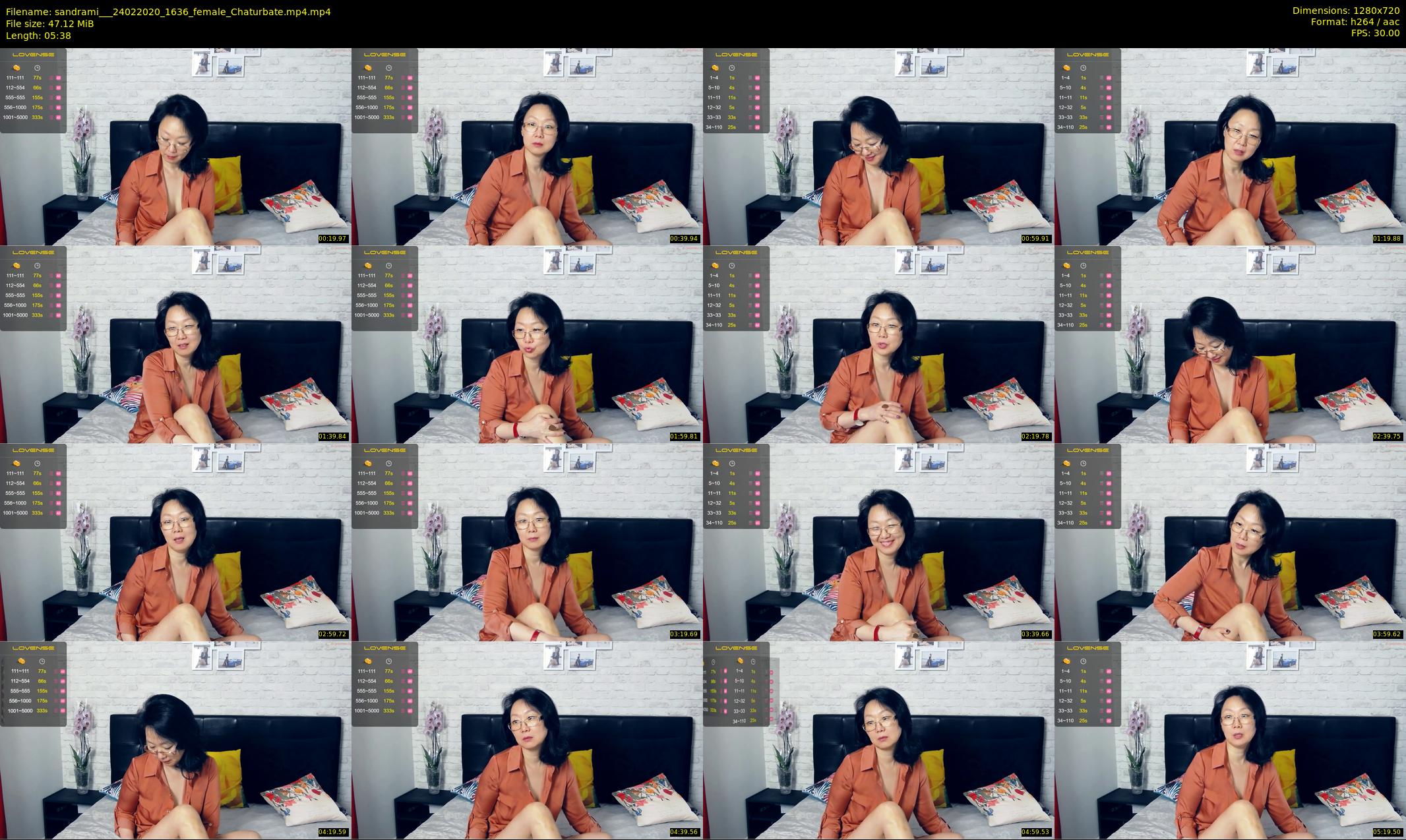 sandrami__ — 6 minute Chaturbate female cam show recording, 720p, Feb 24, 2020