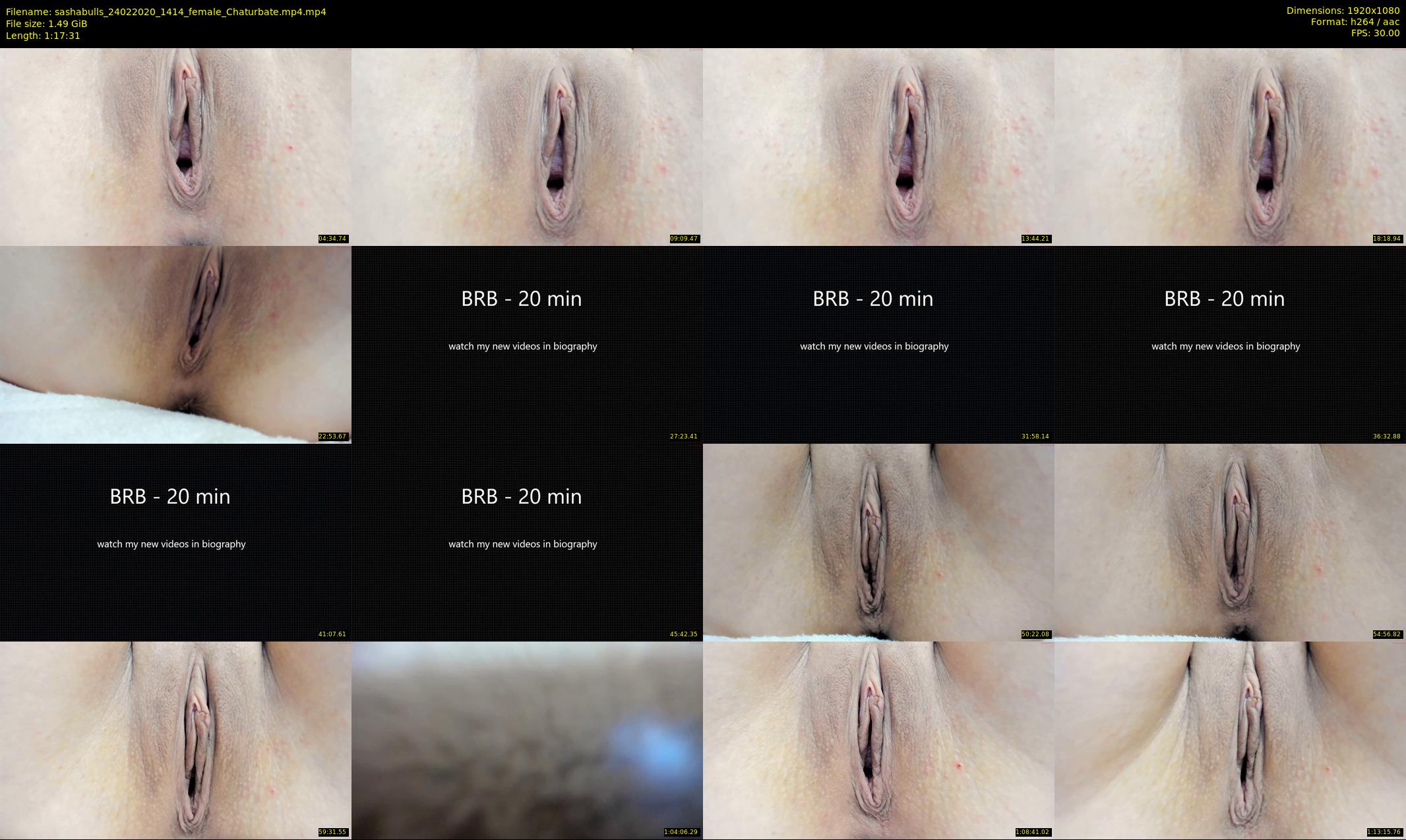 sashabulls — 78 minute Chaturbate couple cam show recording, 1080p, Feb 24, 2020