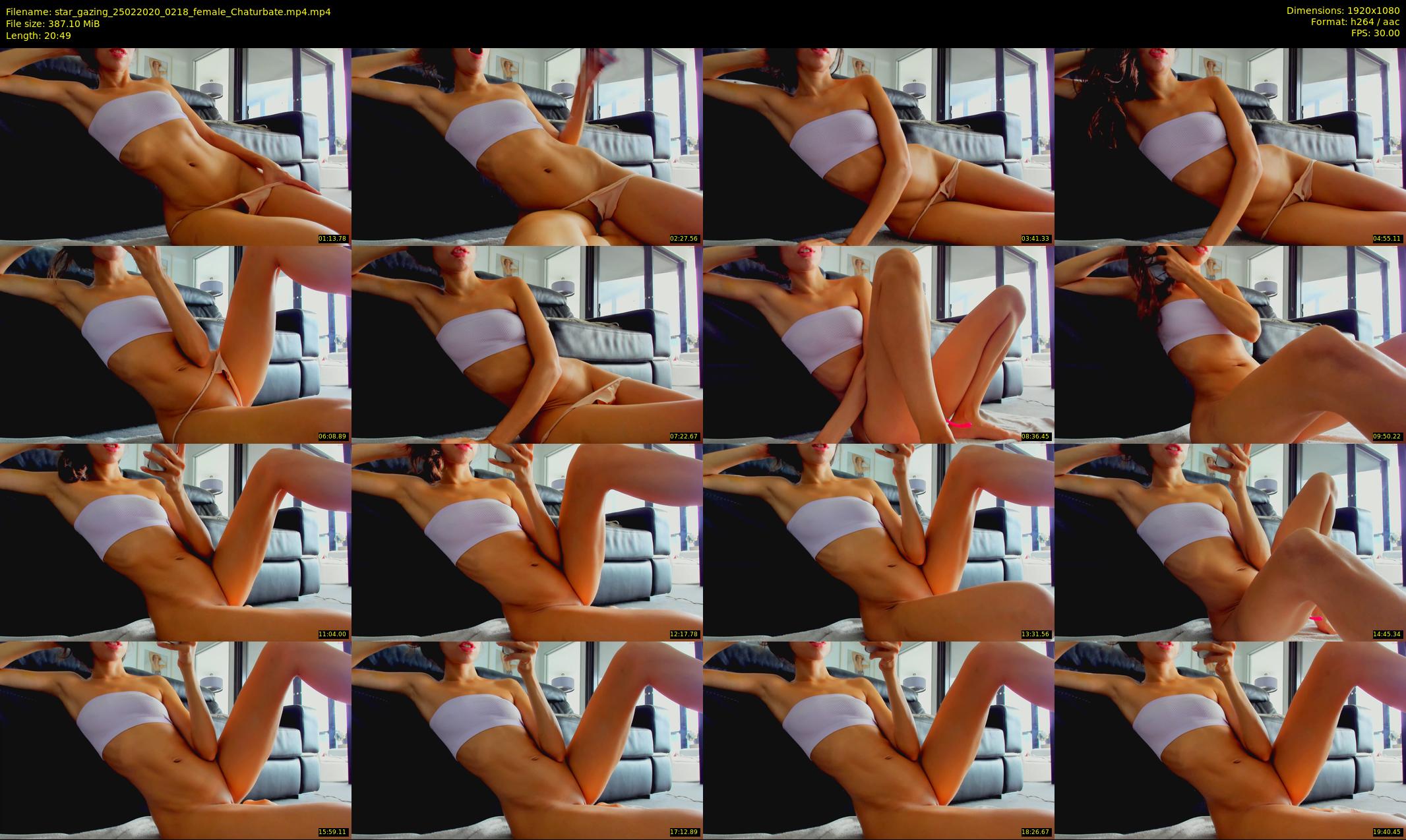 star_gazing — 21 minute Chaturbate female cam show recording, 1080p, Feb 25, 2020