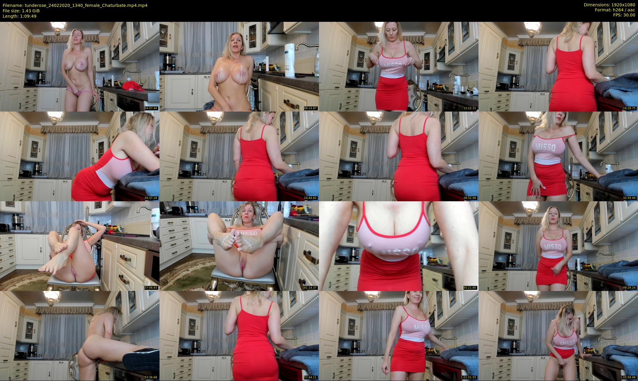 tunderose — 70 minute Chaturbate female cam show recording, 1080p, Feb 24, 2020