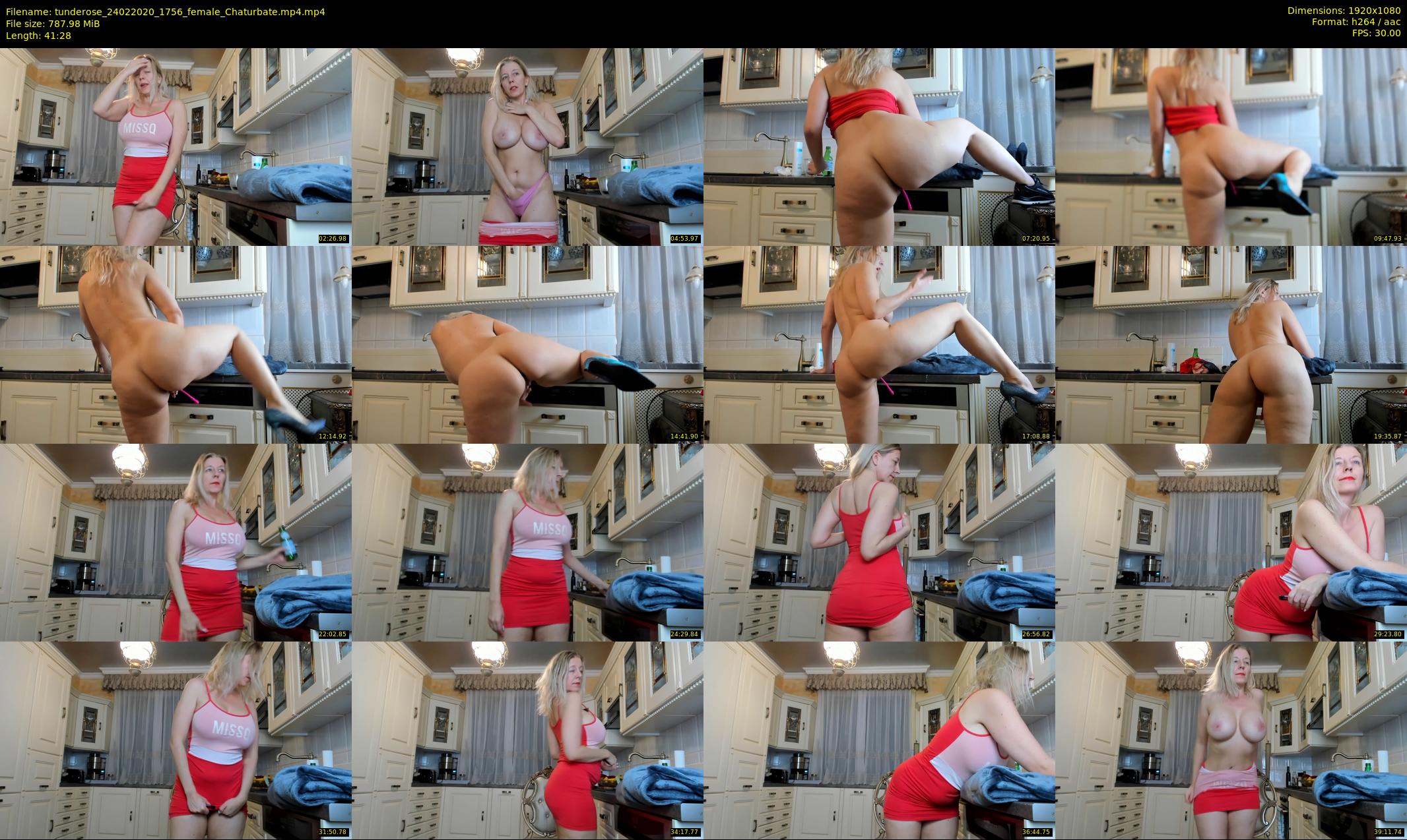 tunderose — 42 minute Chaturbate female cam show recording, 1080p, Feb 24, 2020