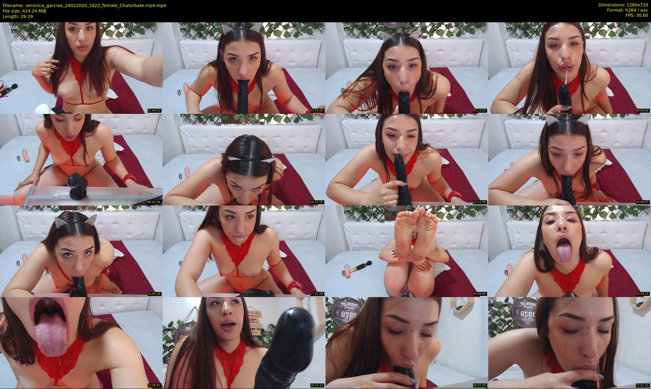 veronica_garciaa — 30 minute Chaturbate female cam show recording, 720p, Feb 24, 2020