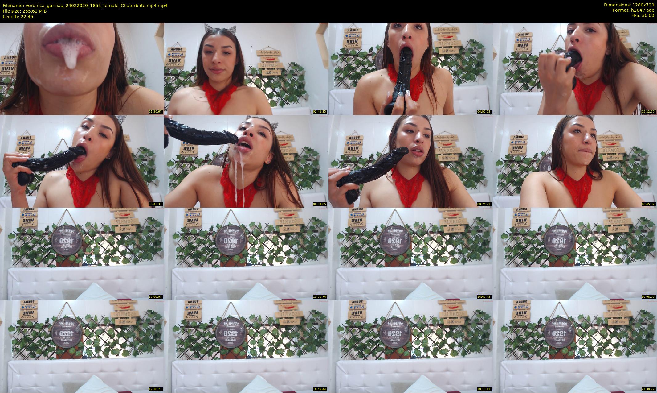 veronica_garciaa — 23 minute Chaturbate female cam show recording, 720p, Feb 24, 2020
