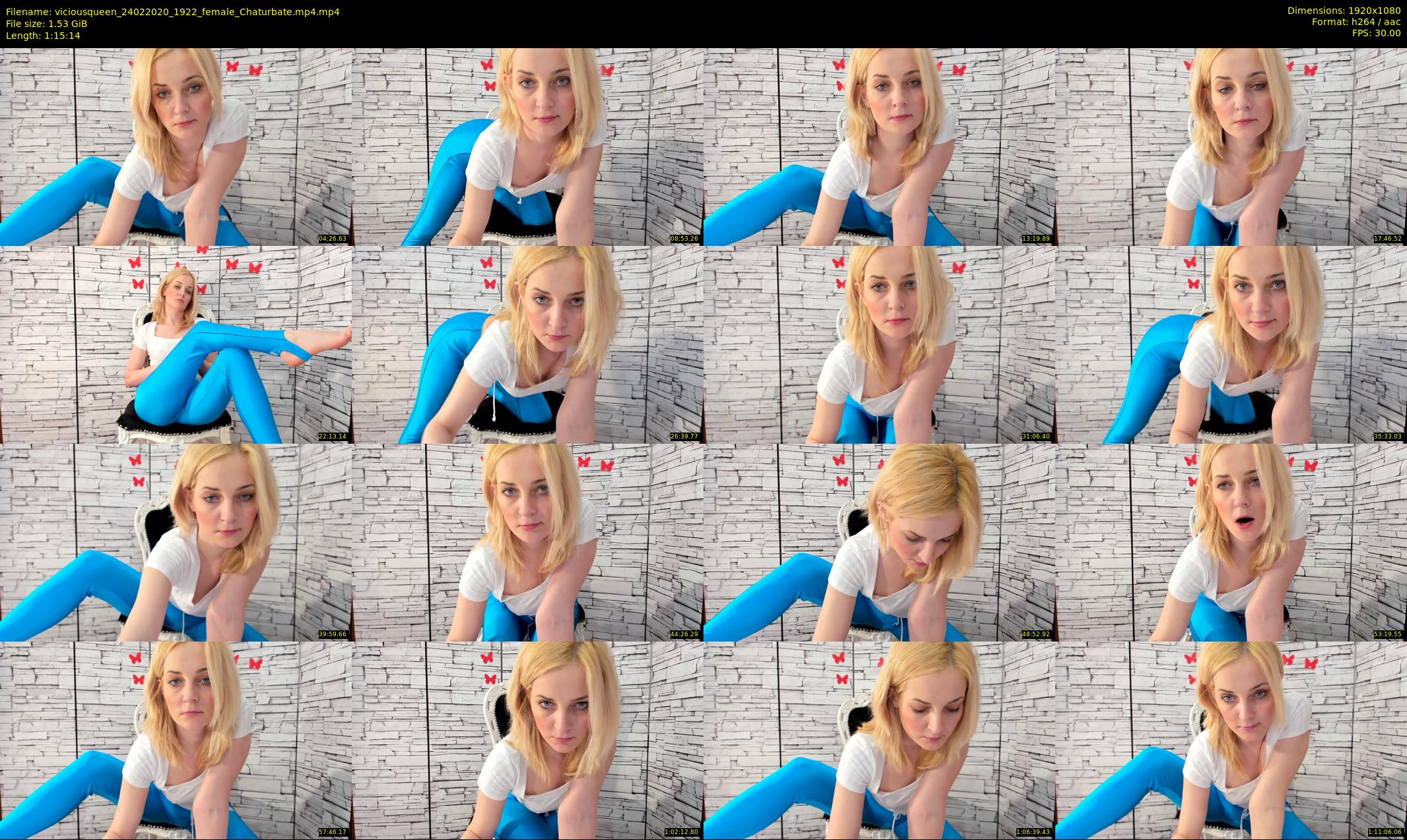 viciousqueen — 76 minute Chaturbate female cam show recording, 1080p, Feb 24, 2020