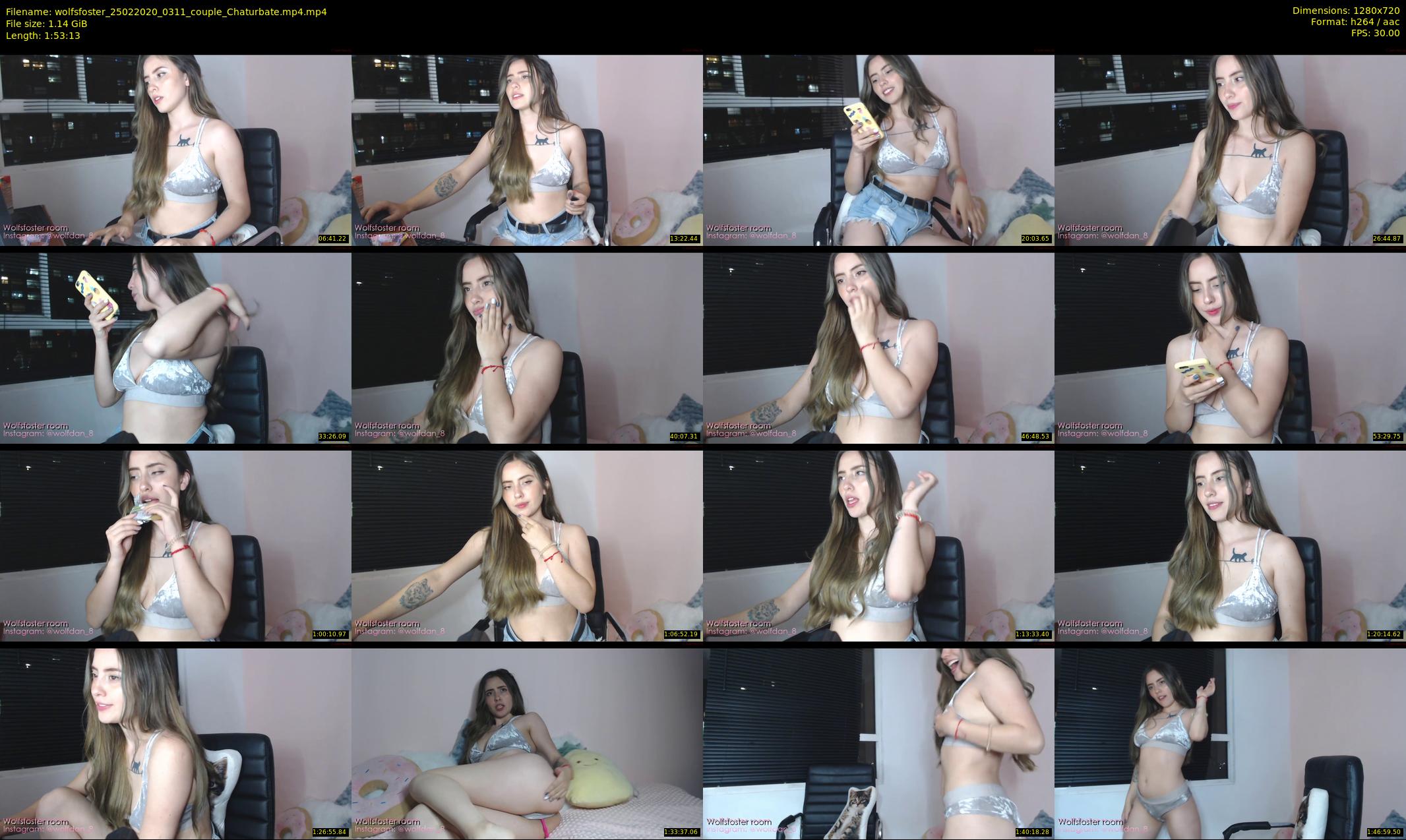 wolfsfoster — 114 minute Chaturbate couple cam show recording, 720p, Feb 25, 2020