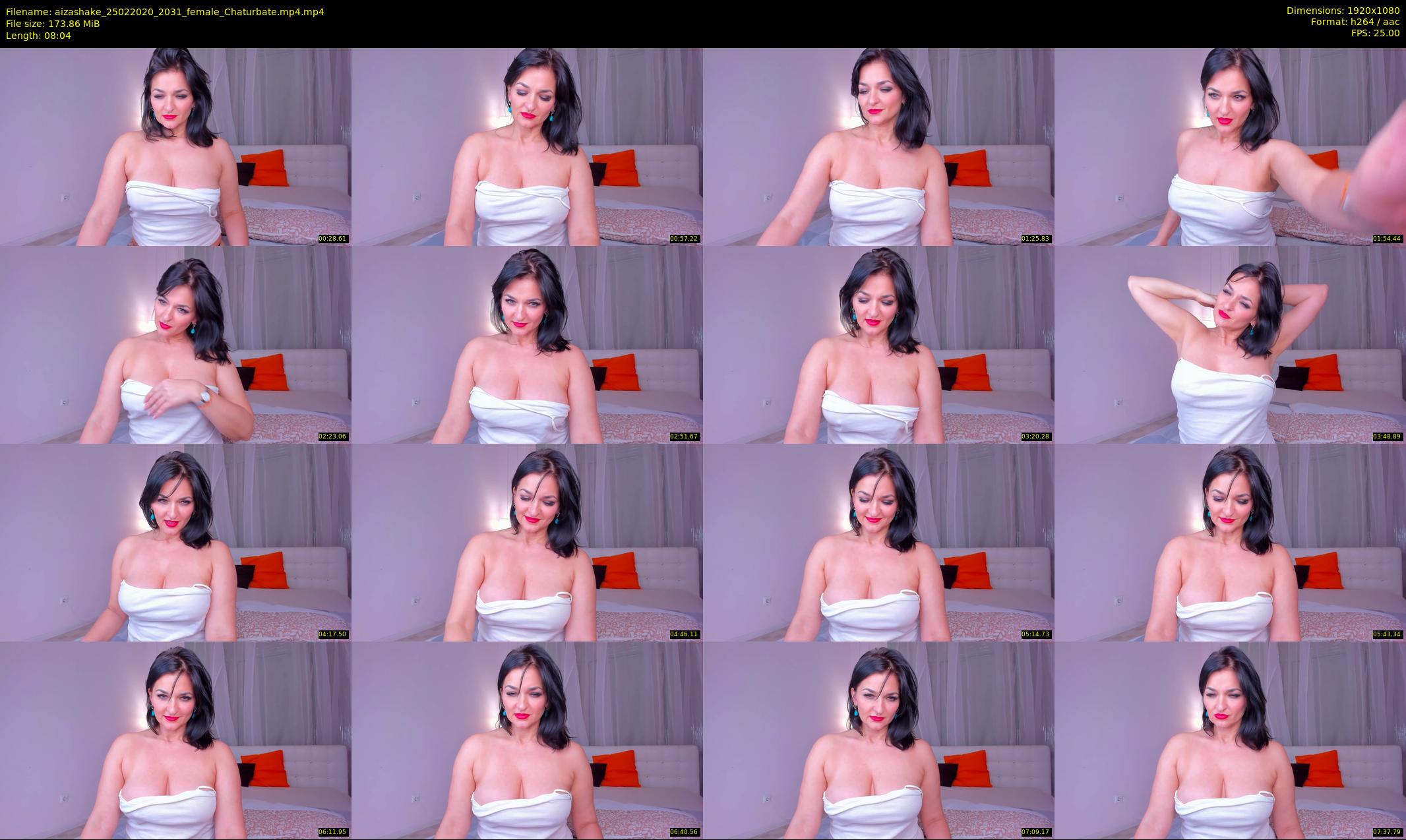 aizashake — 9 minute Chaturbate female cam show recording, 1080p, Feb 25, 2020