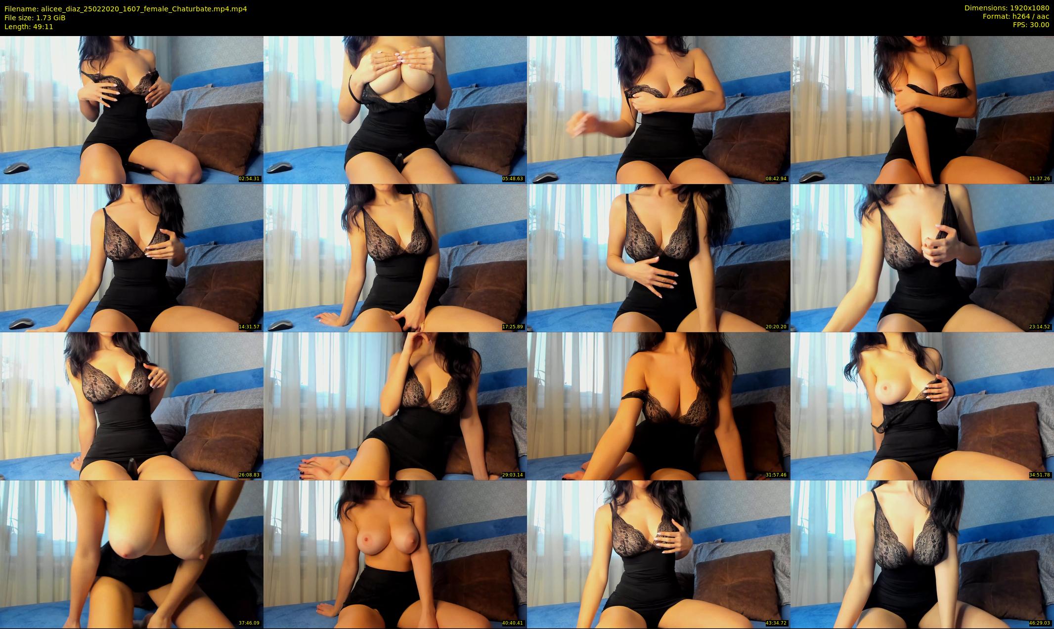alicee_diaz — 50 minute Chaturbate female cam show recording, 1080p, Feb 25, 2020