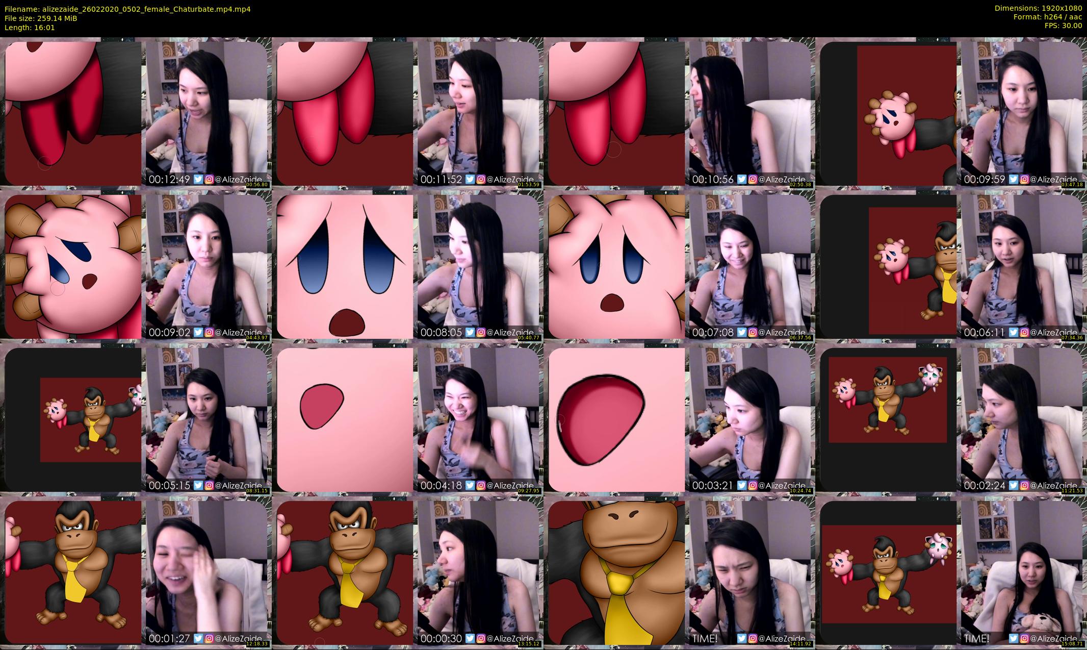 alizezaide — 17 minute Chaturbate female cam show recording, 1080p, Feb 26, 2020