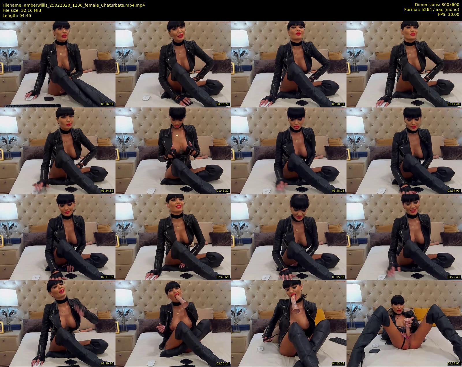 amberwillis — 5 minute Chaturbate female cam show recording, 480p, Feb 25, 2020