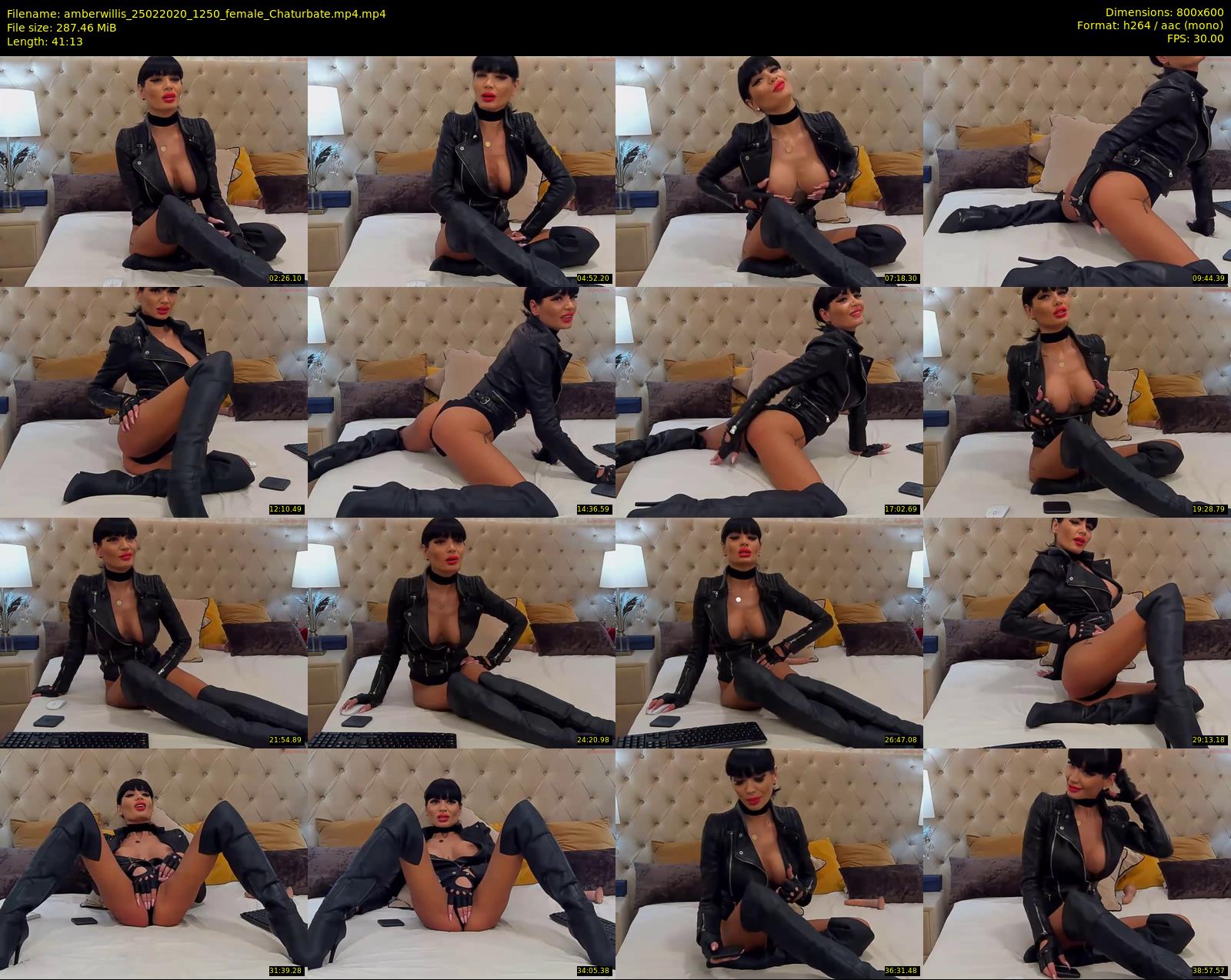 amberwillis — 42 minute Chaturbate female cam show recording, 480p, Feb 25, 2020