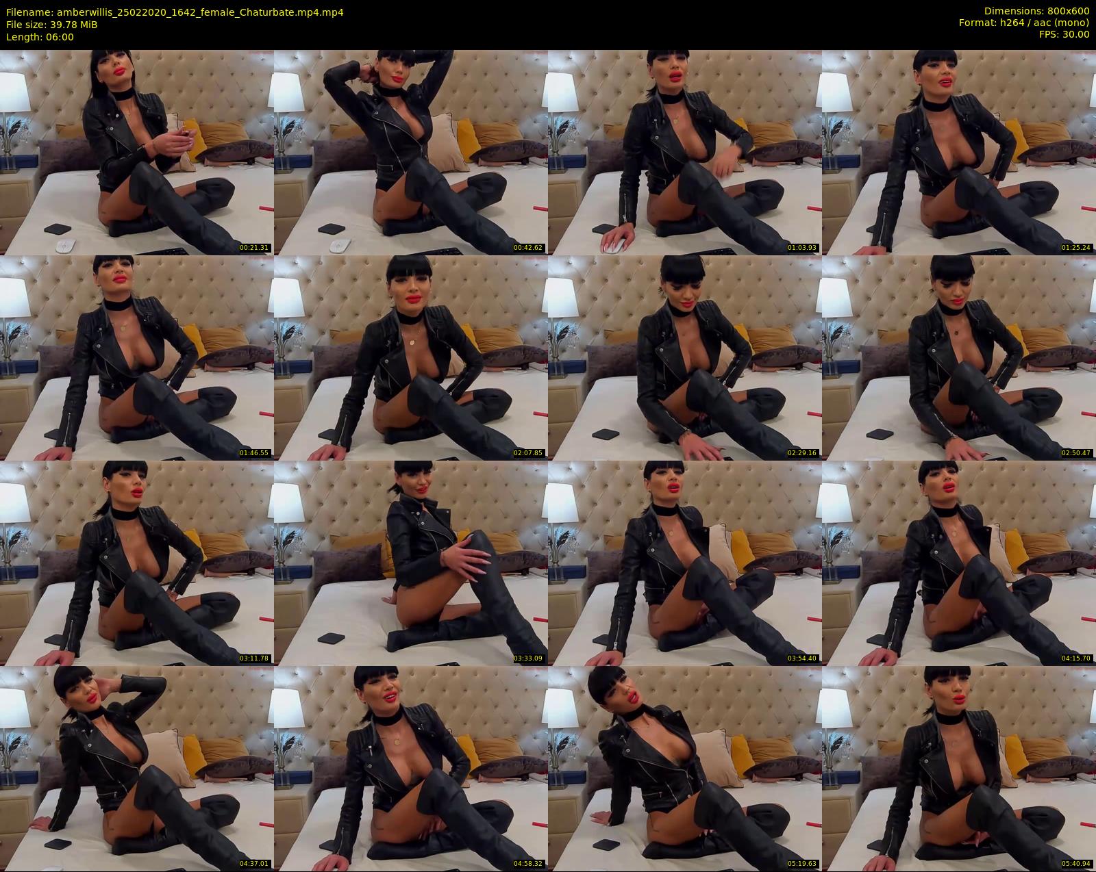 amberwillis — 6 minute Chaturbate female cam show recording, 480p, Feb 25, 2020