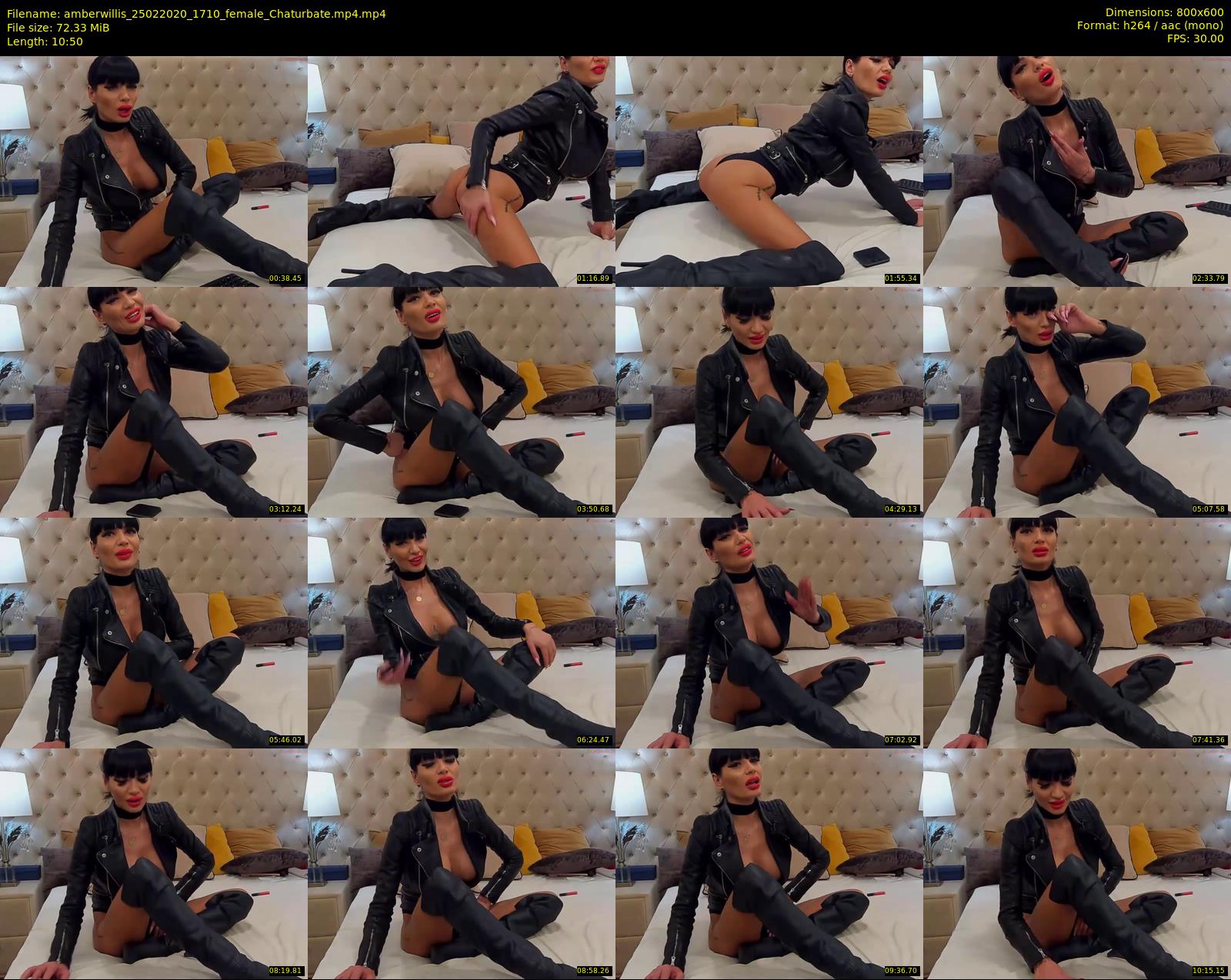 amberwillis — 11 minute Chaturbate female cam show recording, 480p, Feb 25, 2020