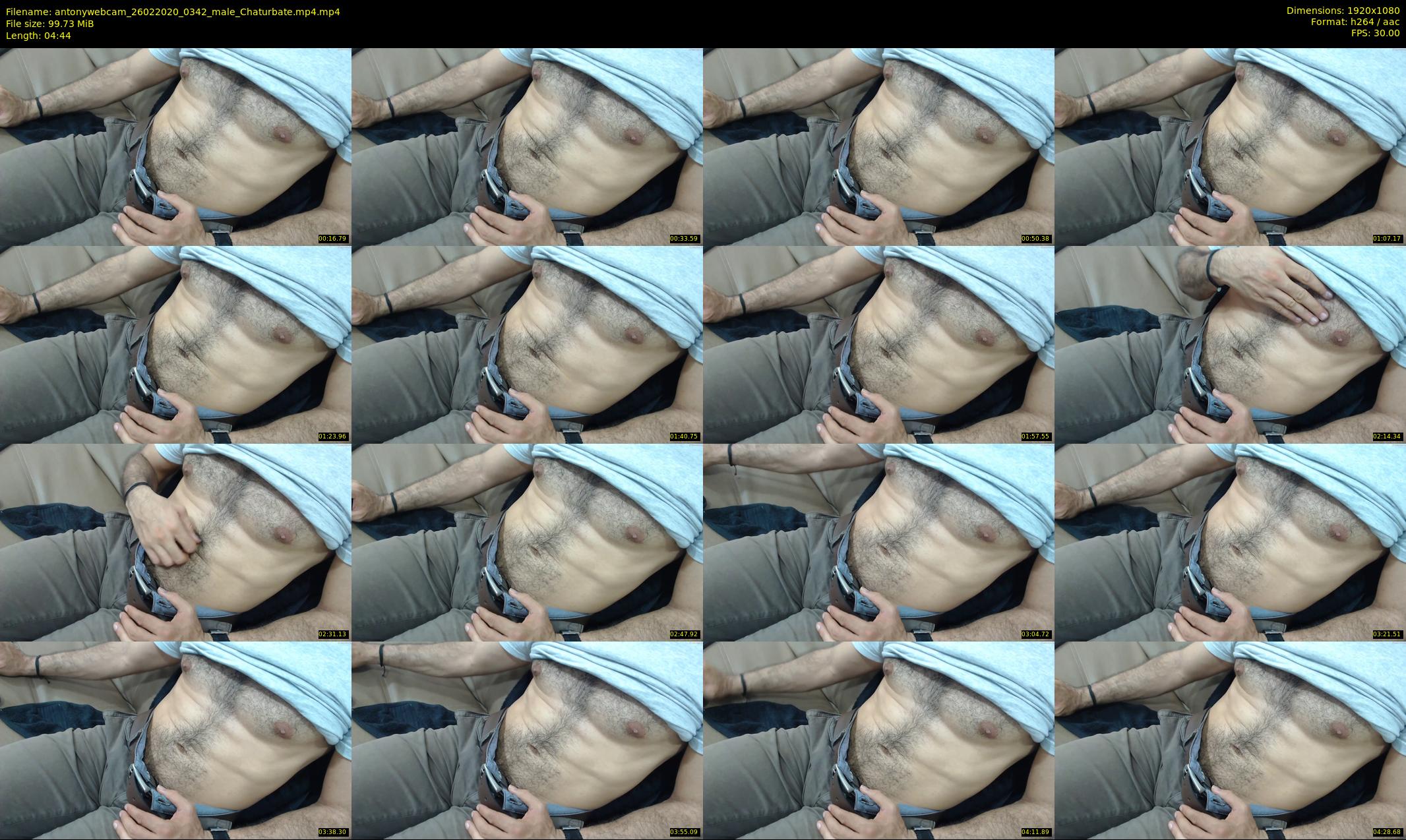 antonywebcam — 5 minute Chaturbate male cam show recording, 1080p, Feb 26, 2020