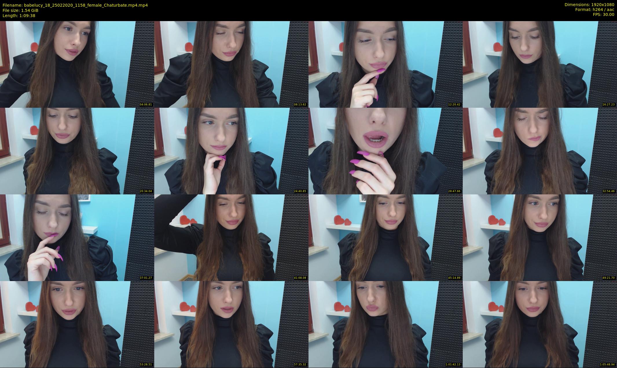babelucy_18 — 70 minute Chaturbate female cam show recording, 1080p, Feb 25, 2020