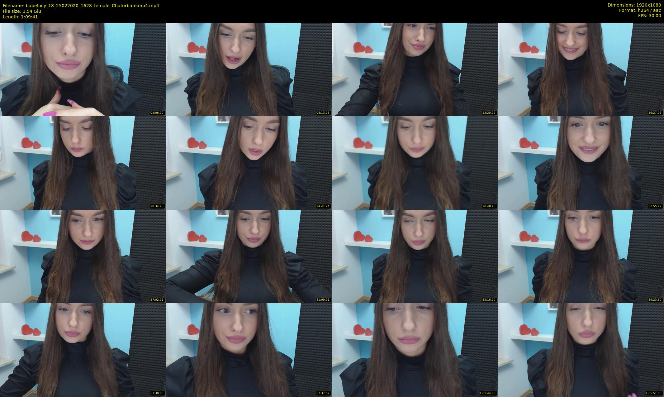 babelucy_18 — 70 minute Chaturbate female cam show recording, 1080p, Feb 25, 2020