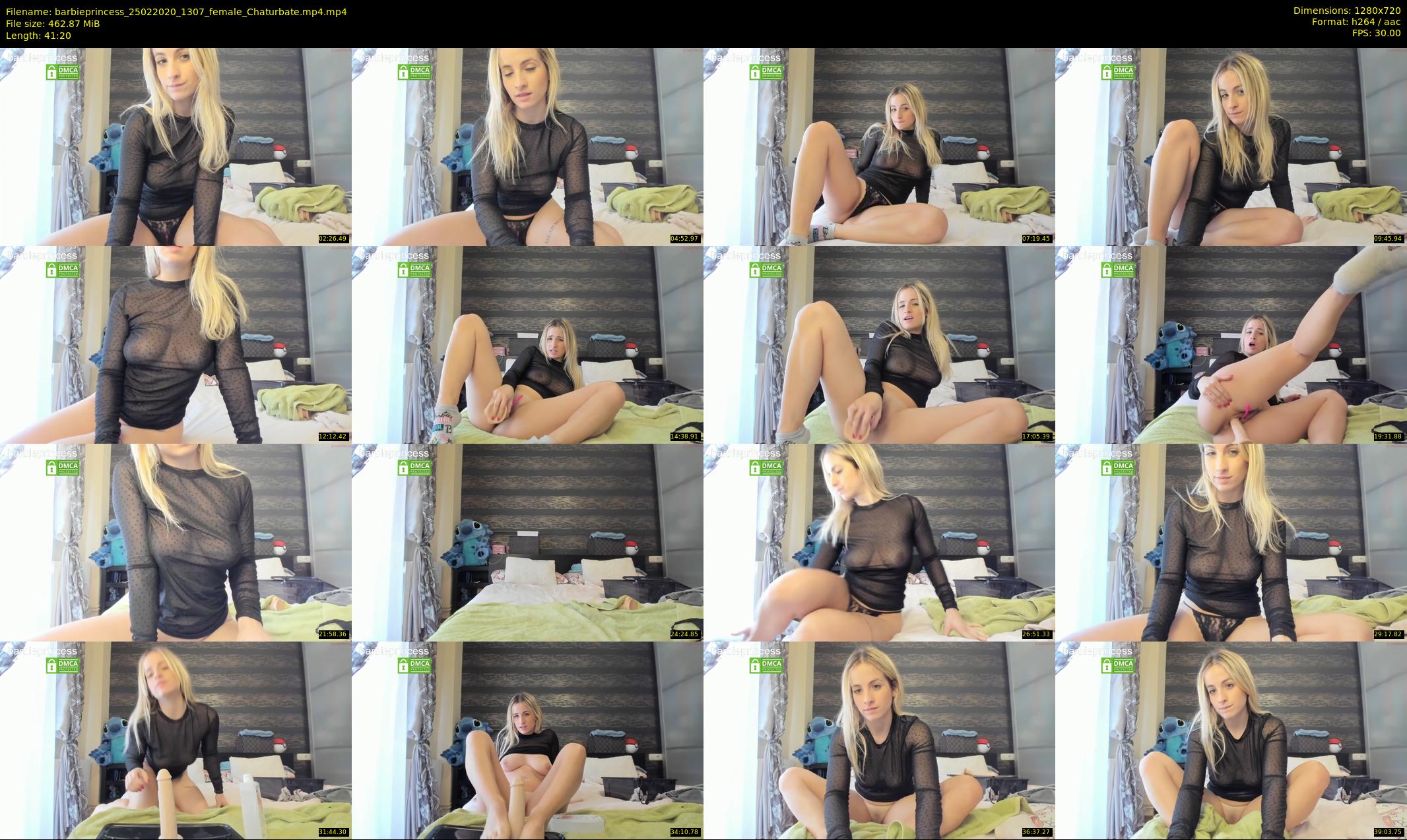barbieprincess — 42 minute Chaturbate female cam show recording, 720p, Feb 25, 2020