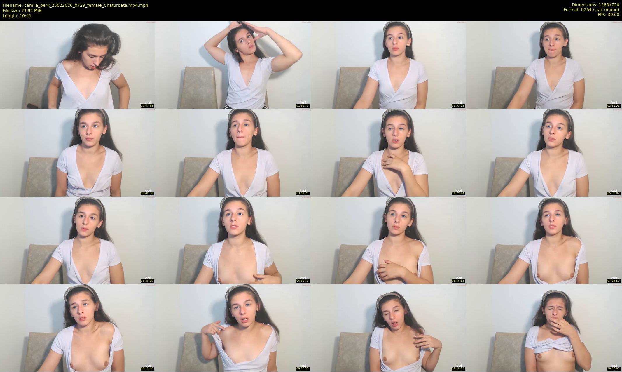 camila_berk — 11 minute Chaturbate female cam show recording, 720p, Feb 25, 2020
