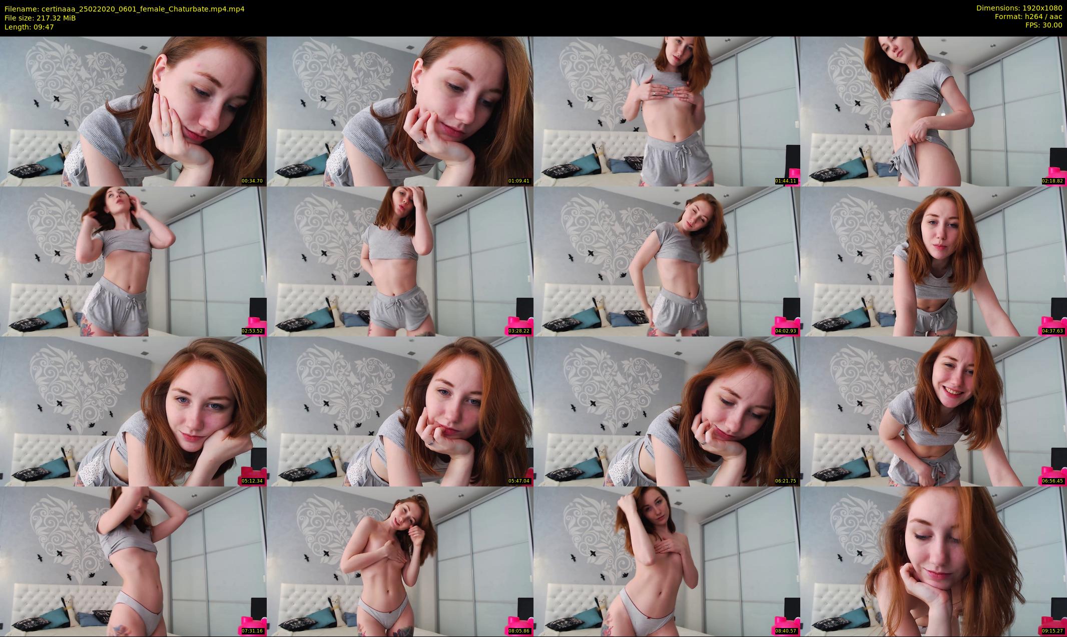 certinaaa — 10 minute Chaturbate female cam show recording, 1080p, Feb 25, 2020