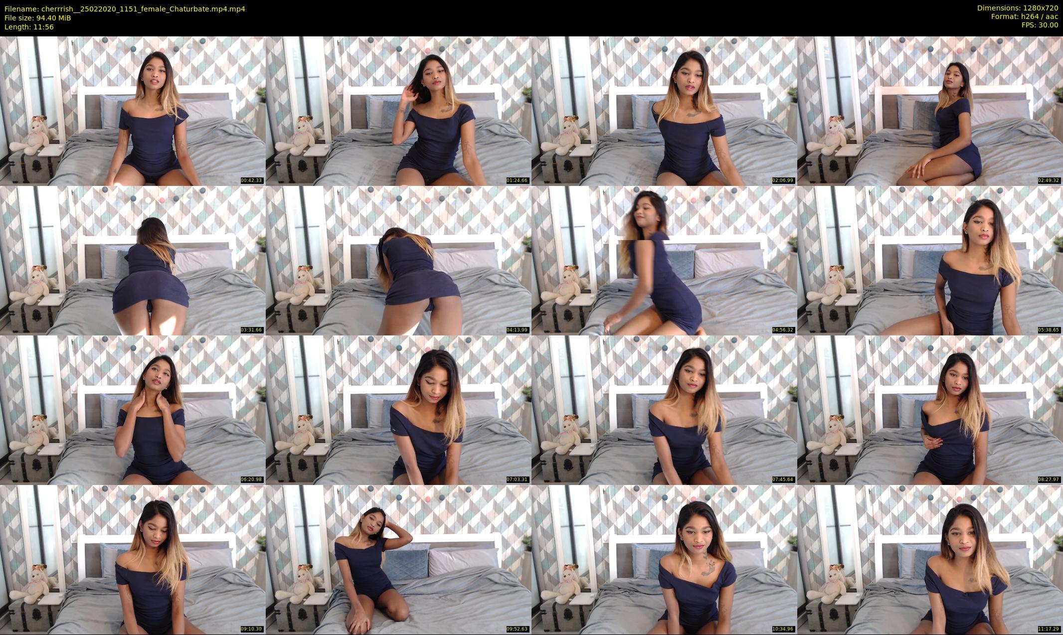 cherrrish_ — 12 minute Chaturbate female cam show recording, 720p, Feb 25, 2020
