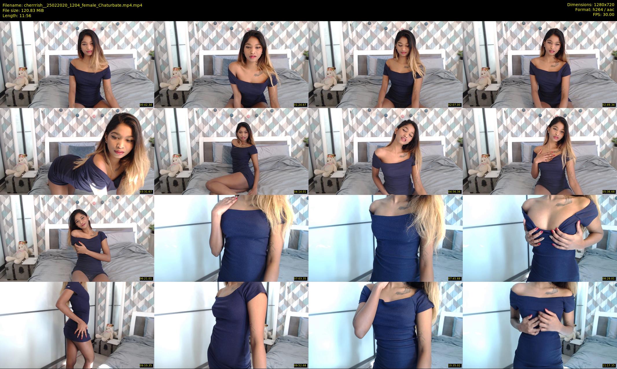 cherrrish_ — 12 minute Chaturbate female cam show recording, 720p, Feb 25, 2020
