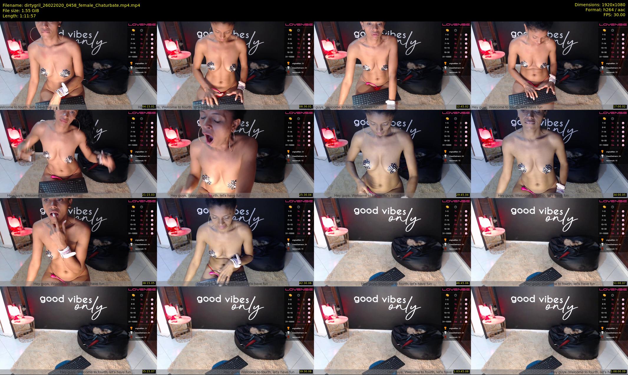 dirtygril — 72 minute Chaturbate female cam show recording, 1080p, Feb 26, 2020