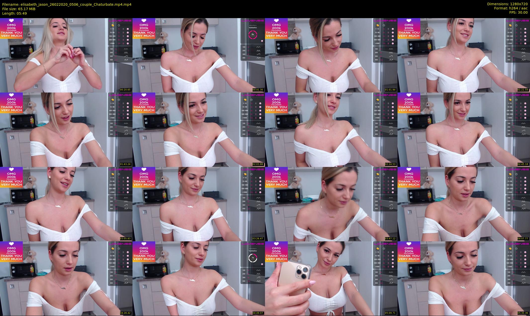 elisabeth_jason — 6 minute Chaturbate couple cam show recording, 720p, Feb 26, 2020