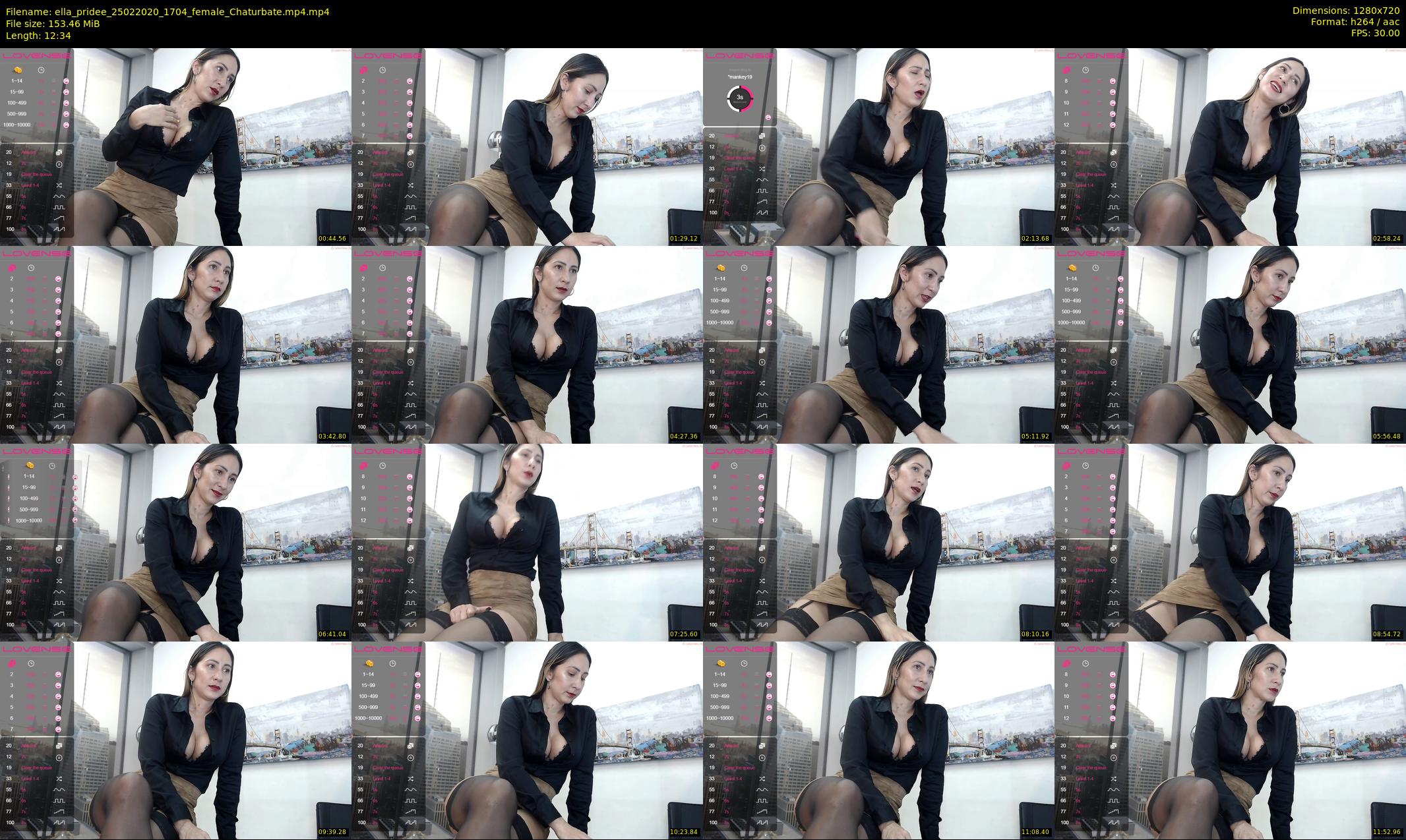 ella_pridee — 13 minute Chaturbate female cam show recording, 720p, Feb 25, 2020