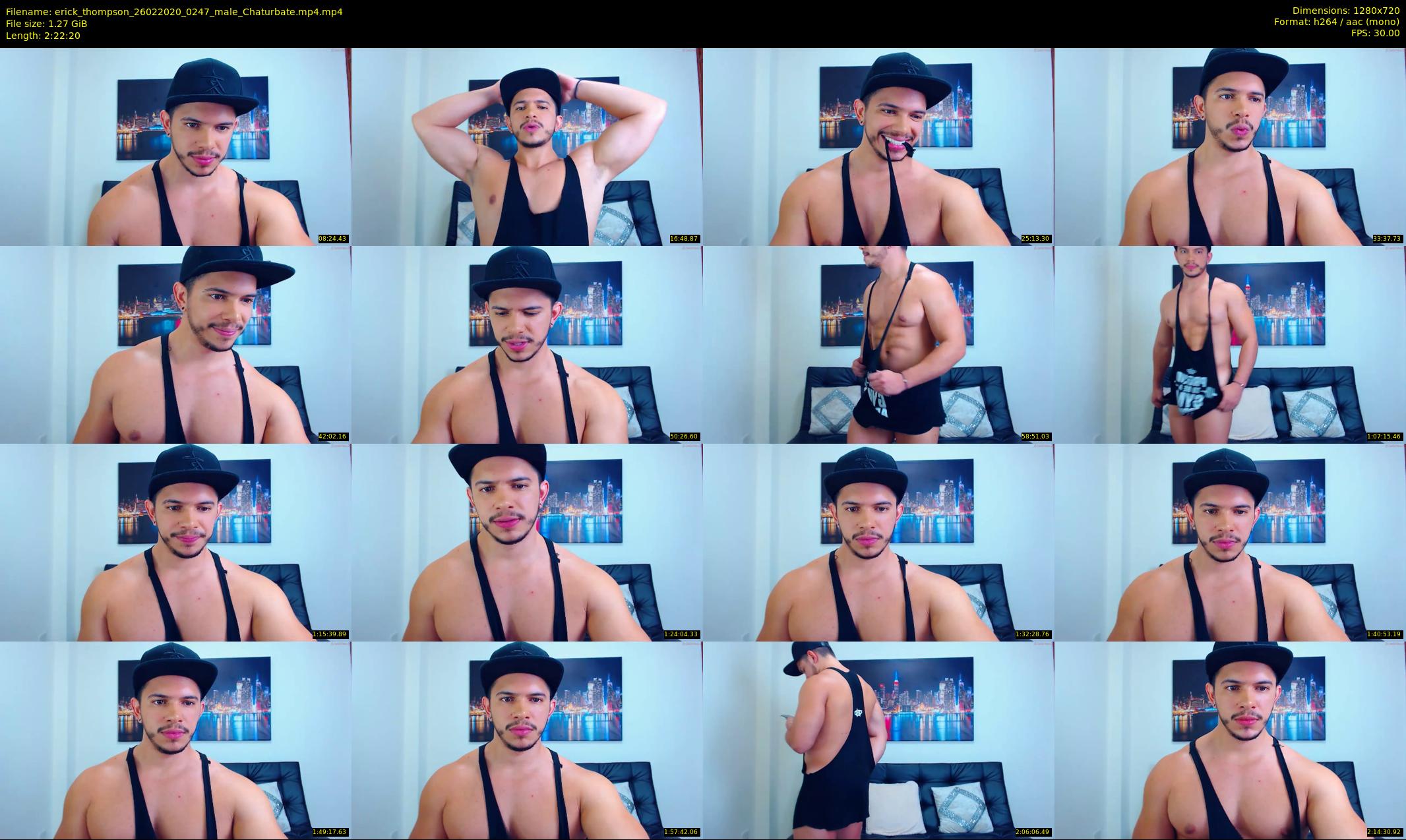 erick_thompson — 143 minute Chaturbate male cam show recording, 720p, Feb 26, 2020