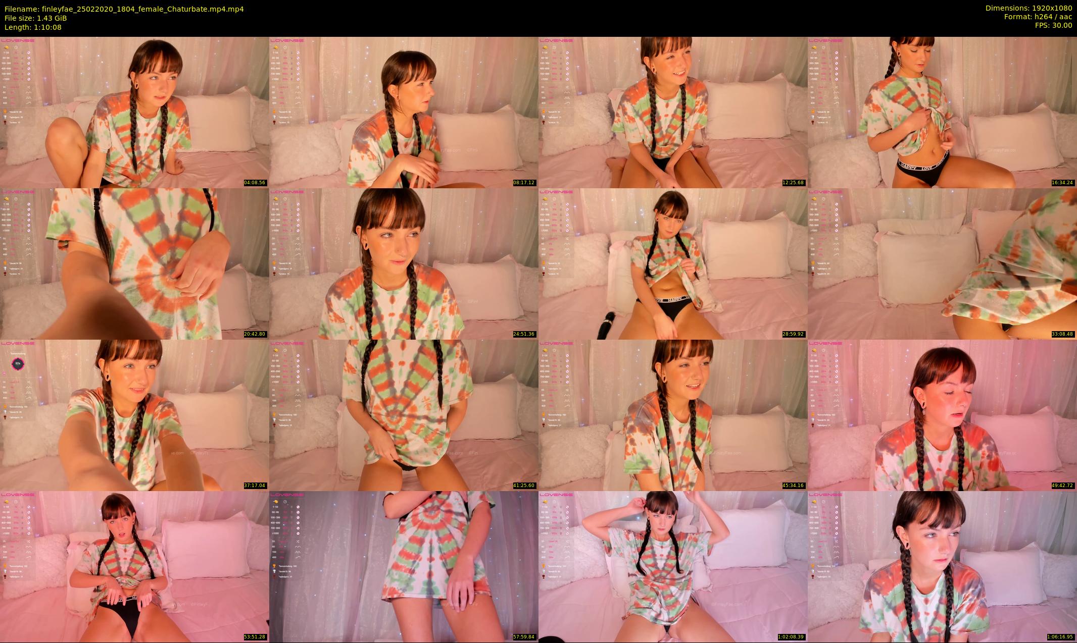 finleyfae — 71 minute Chaturbate female cam show recording, 1080p, Feb 25, 2020