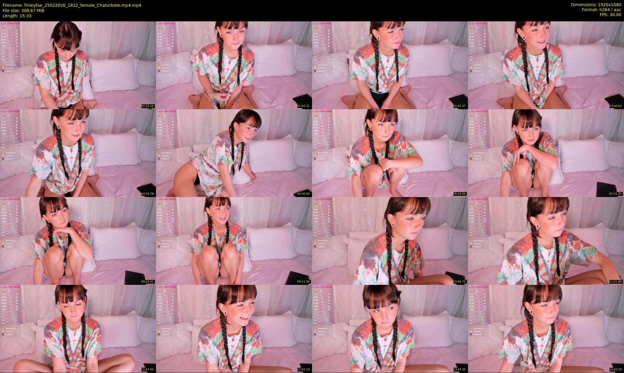 finleyfae — 16 minute Chaturbate female cam show recording, 1080p, Feb 25, 2020