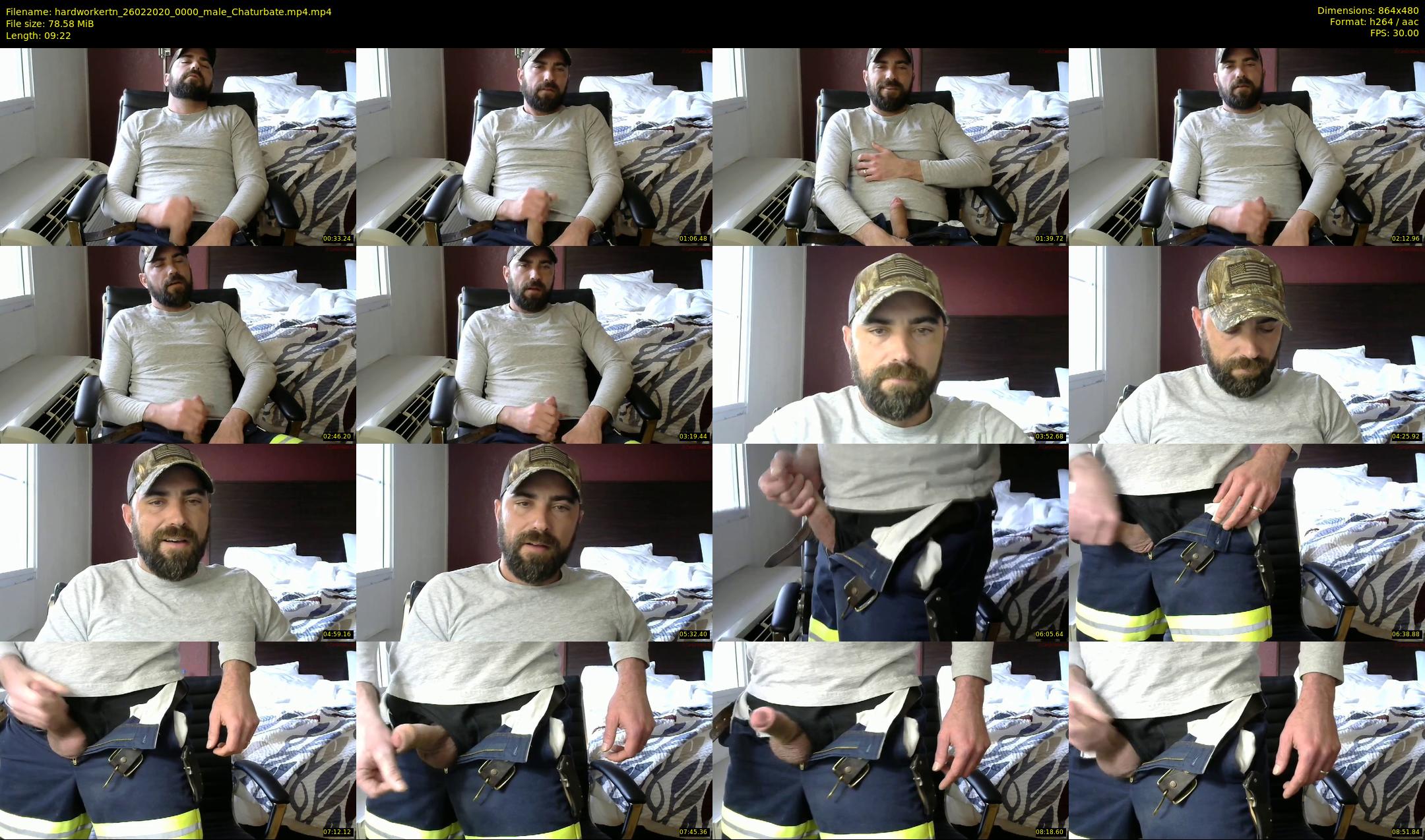 hardworkertn — 10 minute Chaturbate male cam show recording, 480p, Feb 26, 2020