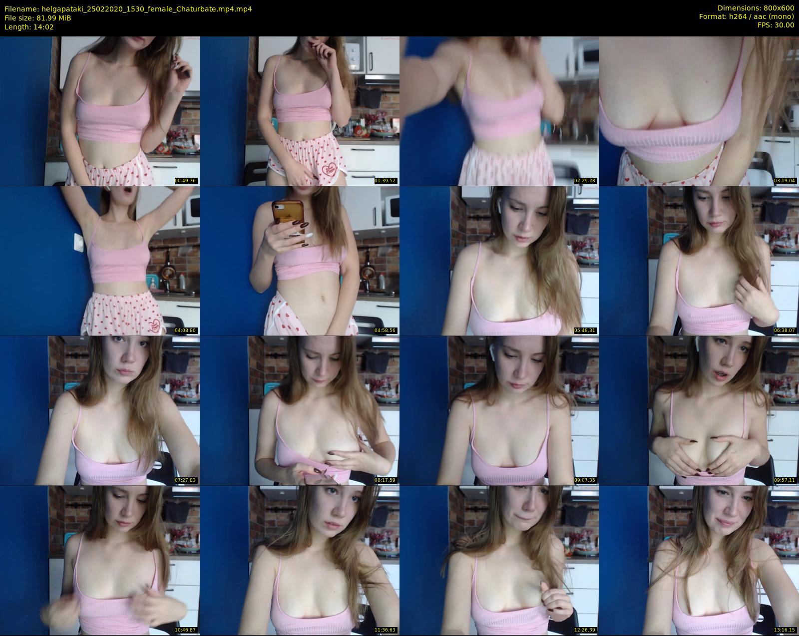 helgapataki — 15 minute Chaturbate female cam show recording, 480p, Feb 25, 2020