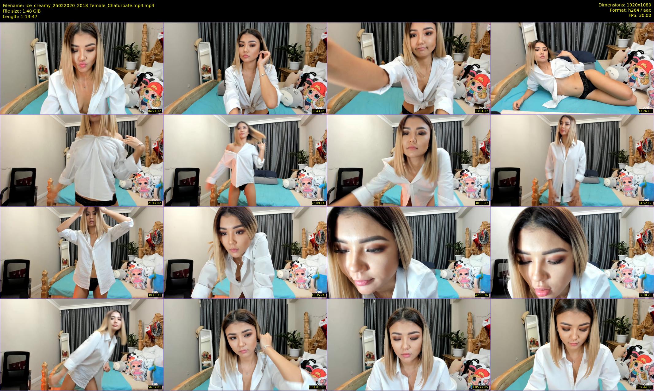 ice_creamy — 74 minute Chaturbate female cam show recording, 1080p, Feb 25, 2020