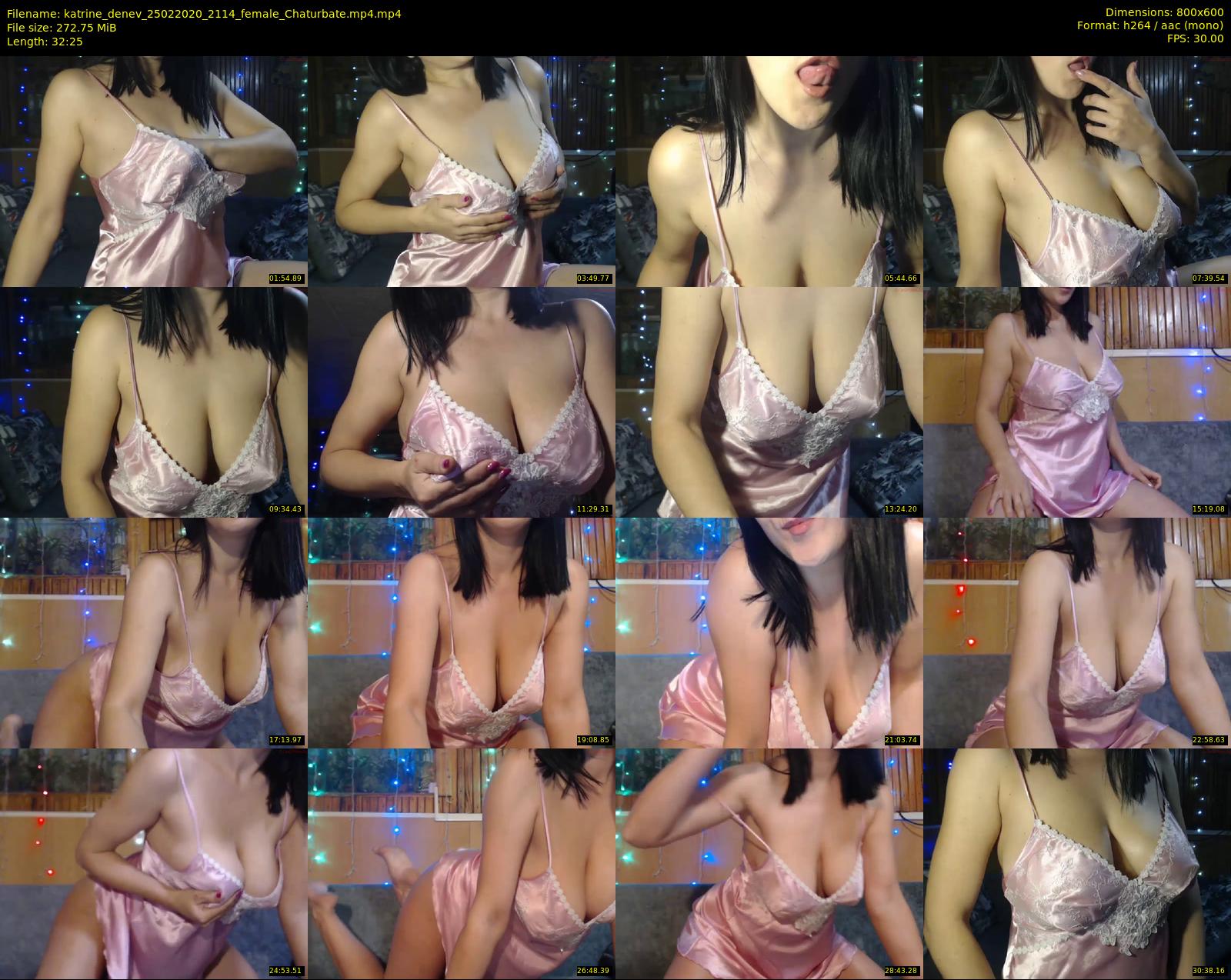 katrine_denev — 33 minute Chaturbate female cam show recording, 480p, Feb 25, 2020