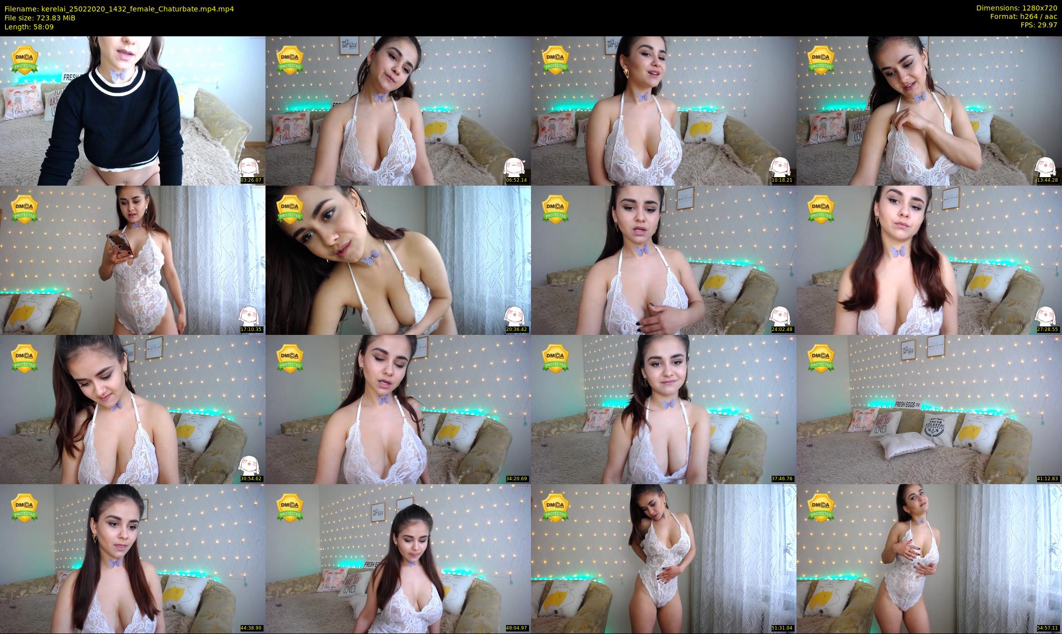 kerelai — 59 minute Chaturbate female cam show recording, 720p, Feb 25, 2020