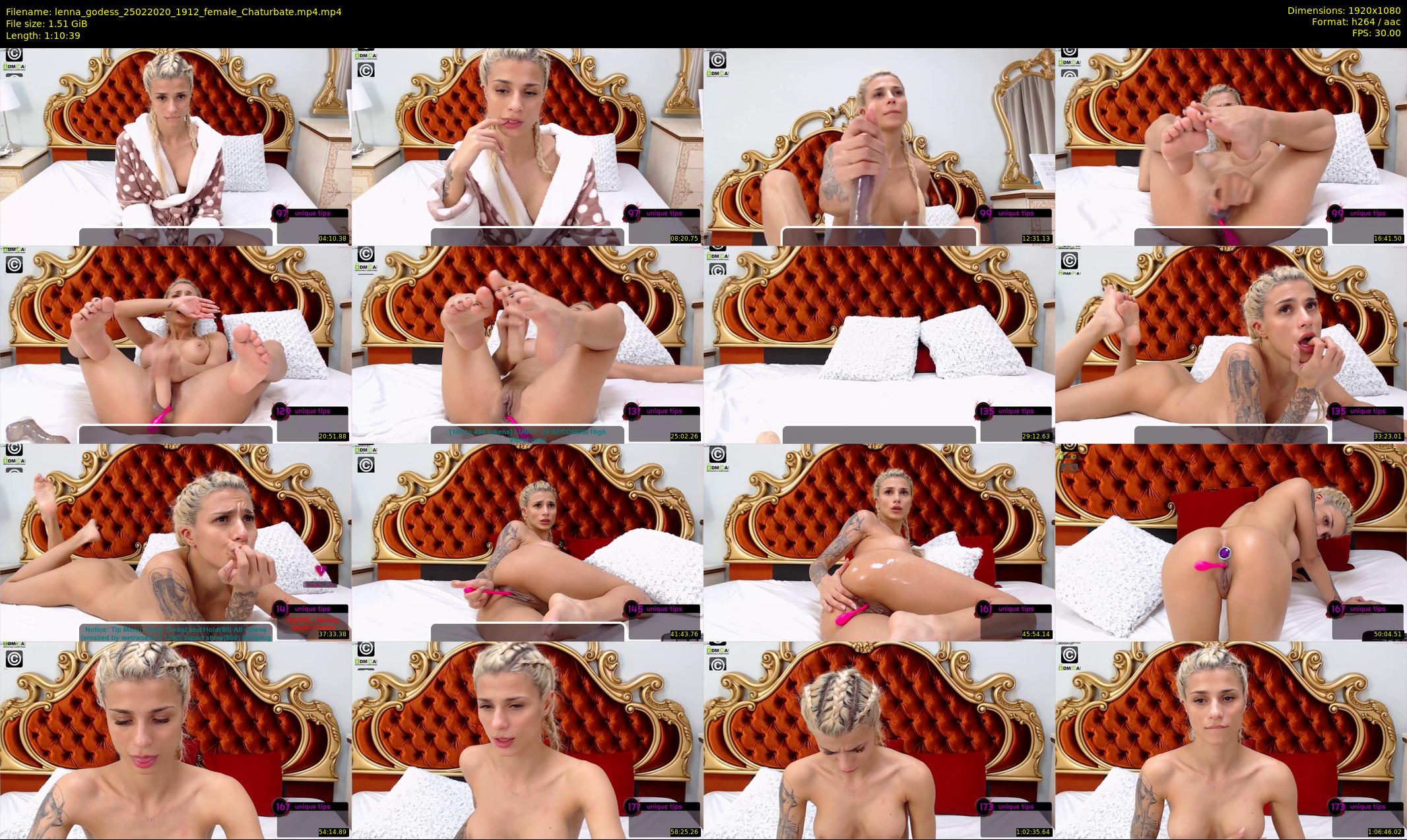 lenna_godess — 71 minute Chaturbate female cam show recording, 1080p, Feb 25, 2020