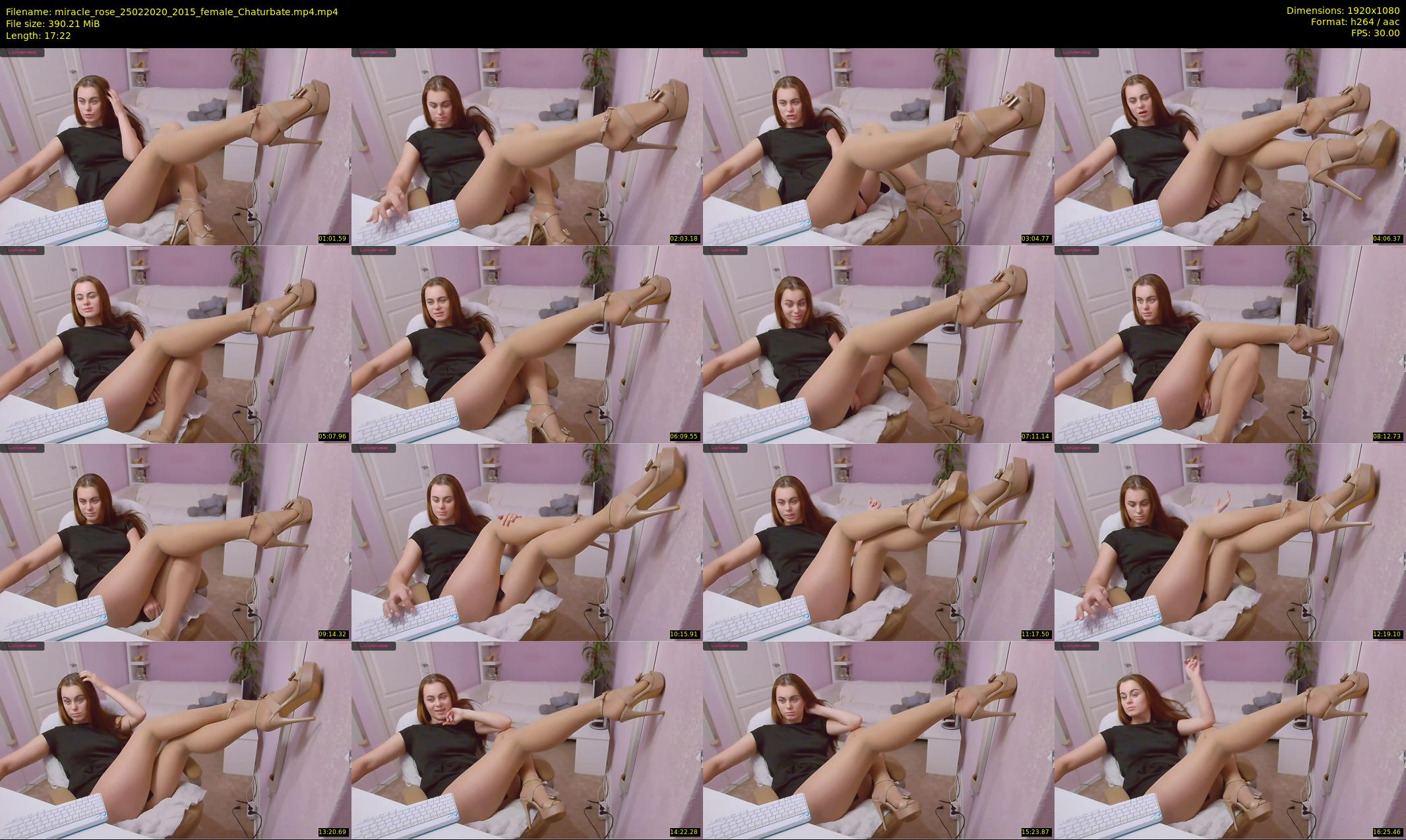 miracle_rose — 18 minute Chaturbate female cam show recording, 1080p, Feb 25, 2020