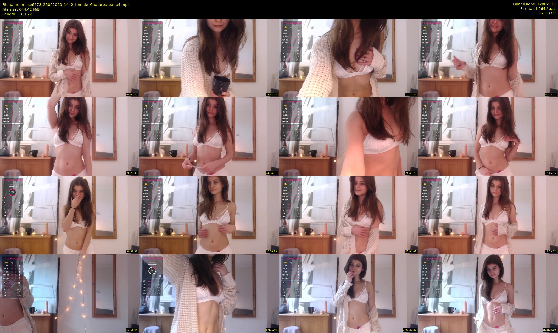 muse6678 — 70 minute Chaturbate female cam show recording, 720p, Feb 25, 2020