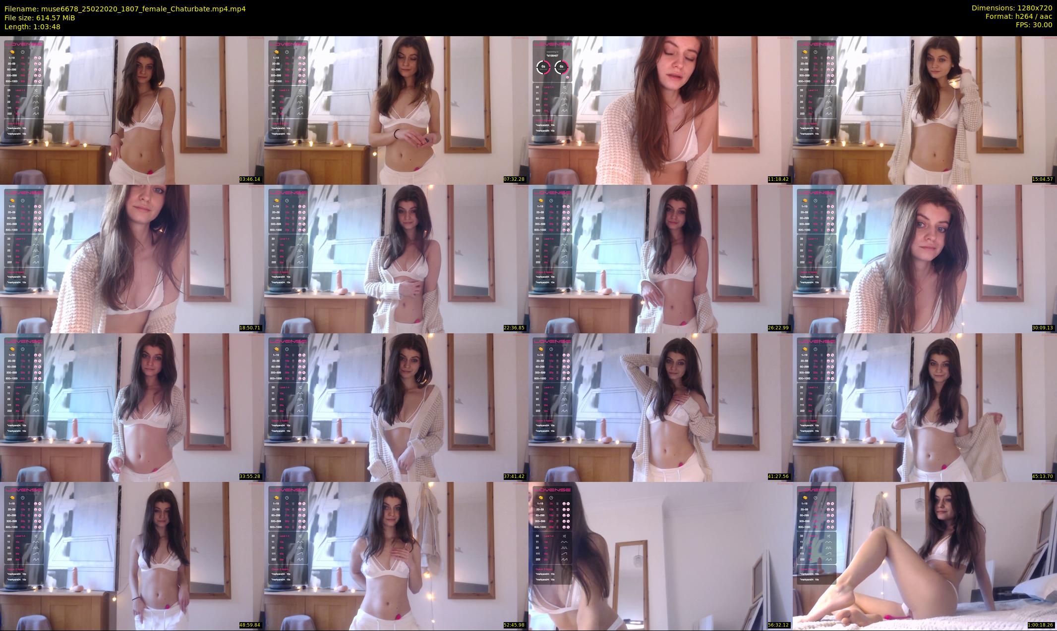 muse6678 — 64 minute Chaturbate female cam show recording, 720p, Feb 25, 2020
