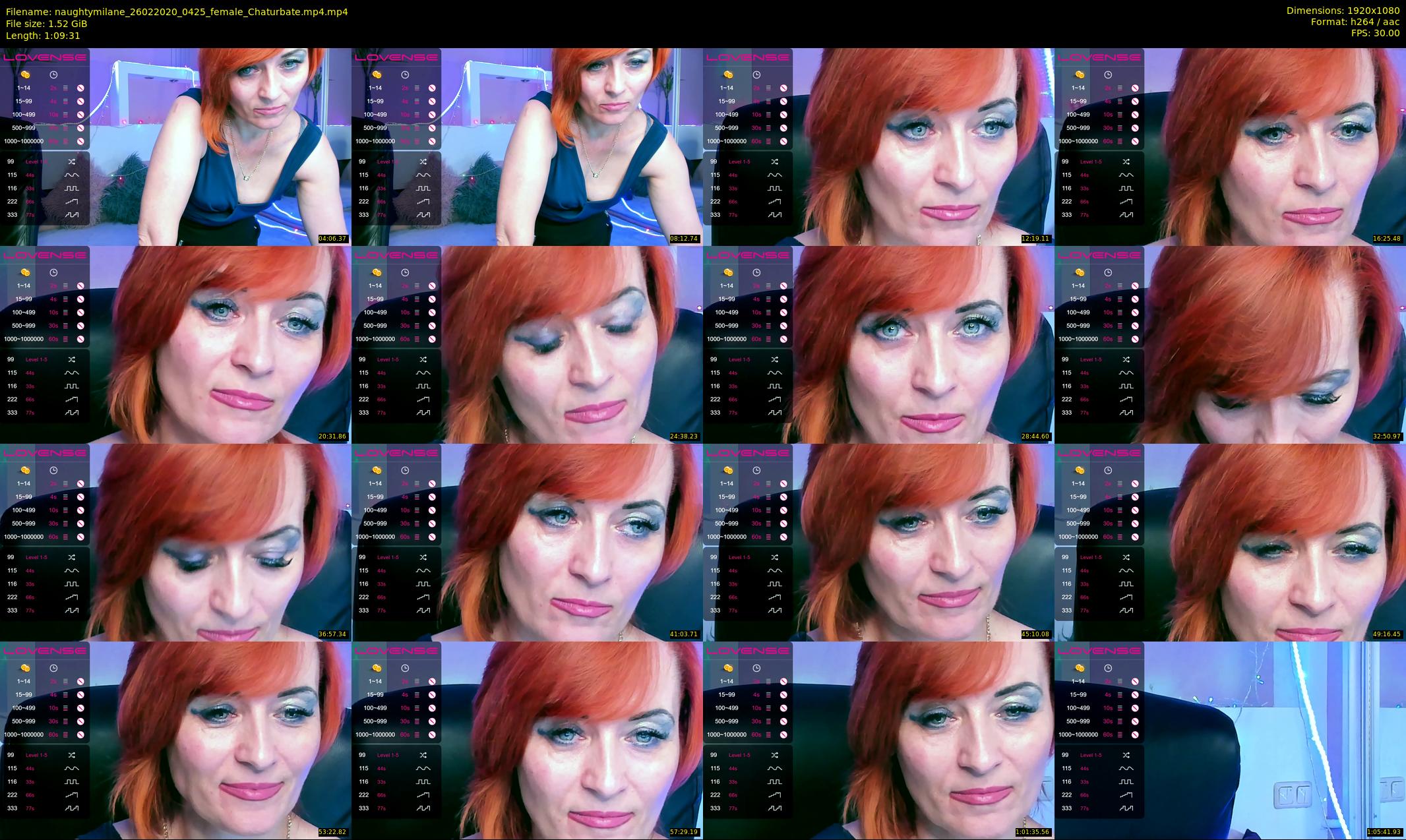 naughtymilane — 70 minute Chaturbate female cam show recording, 1080p, Feb 26, 2020