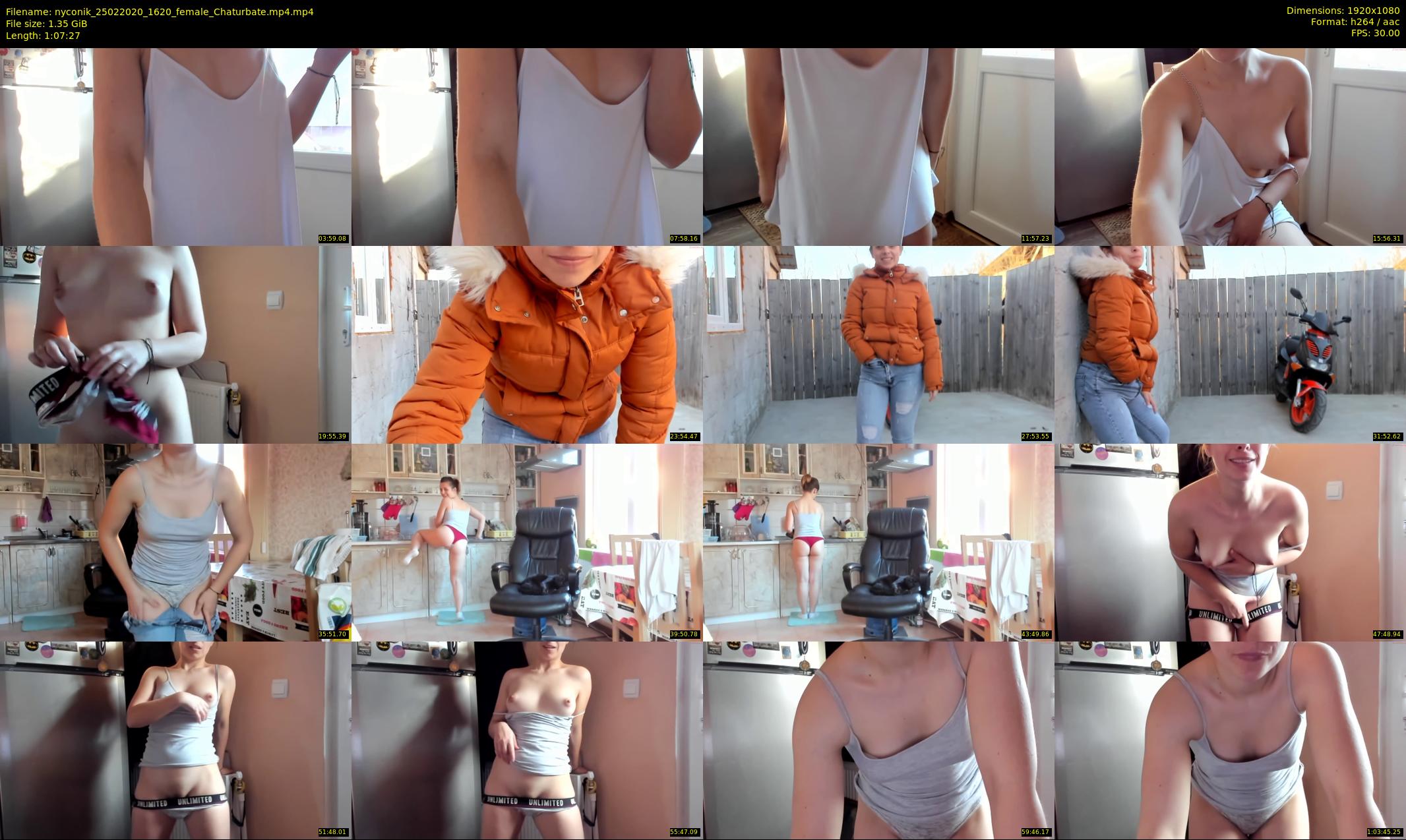 nyconik — 68 minute Chaturbate female cam show recording, 1080p, Feb 25, 2020