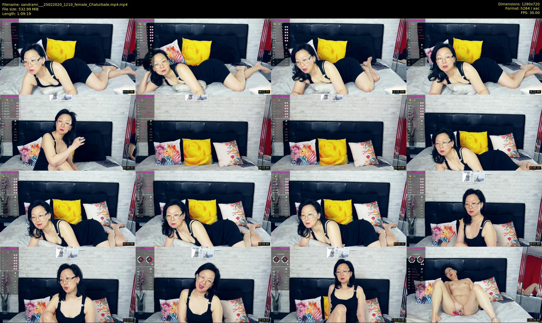 sandrami__ — 70 minute Chaturbate female cam show recording, 720p, Feb 25, 2020