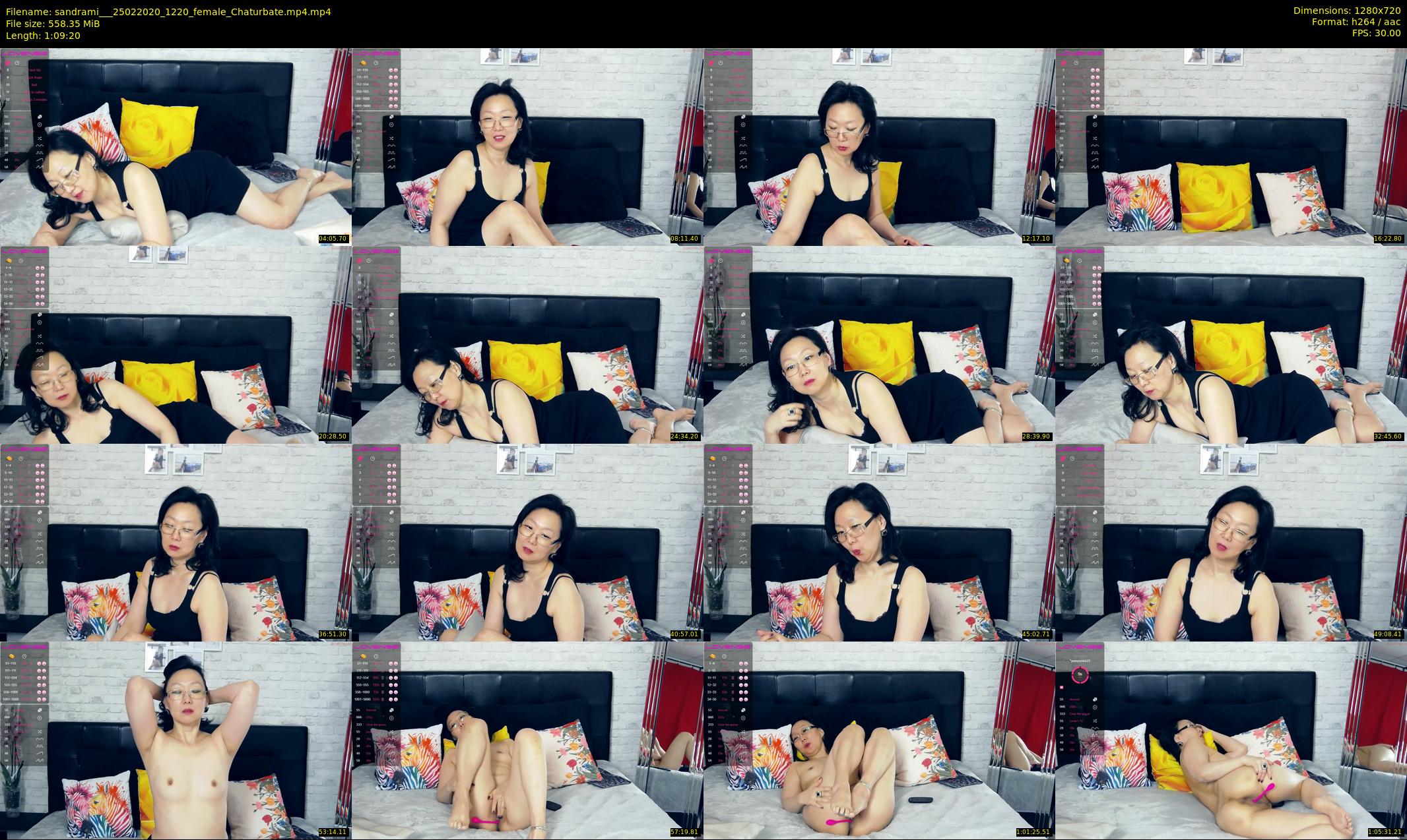 sandrami__ — 70 minute Chaturbate female cam show recording, 720p, Feb 25, 2020
